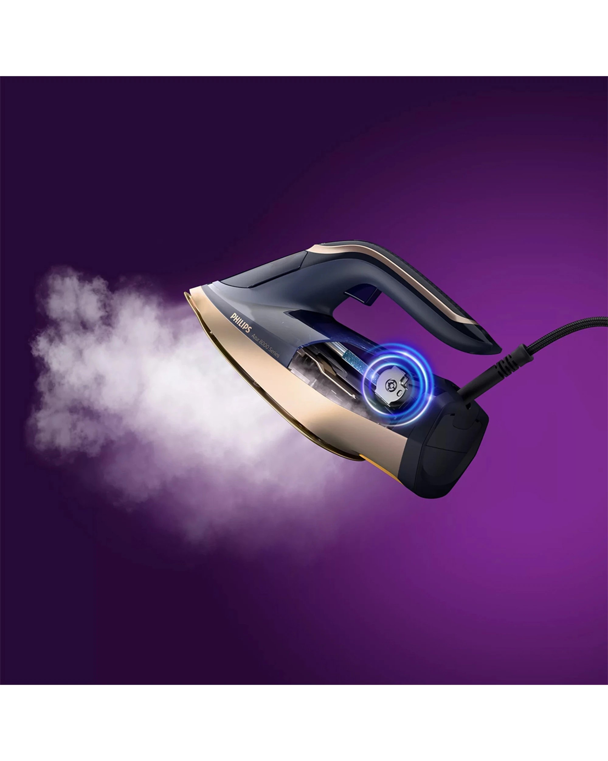 9 Philips Azur 8000 Series Steam Iron Navy, 9 of 9