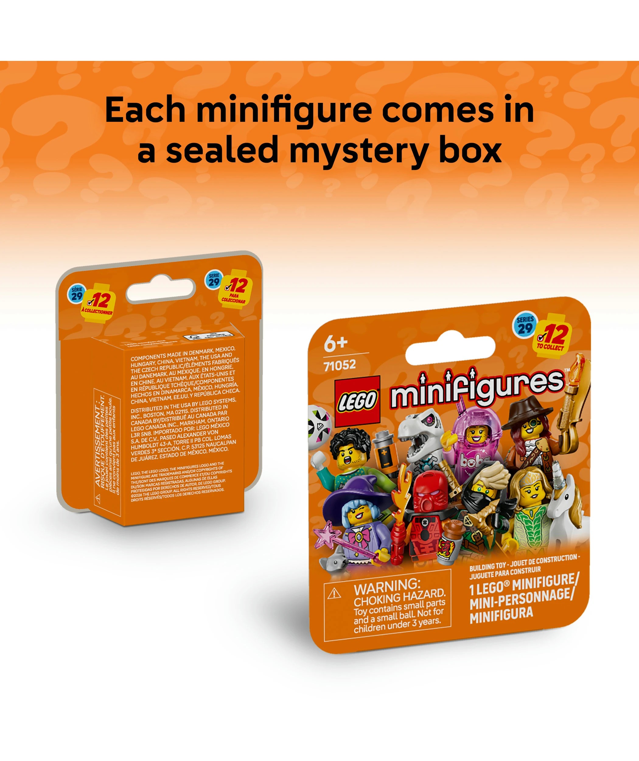 4 LEGO Minifigures Series 29 71052 - Assorted, 4 of 9