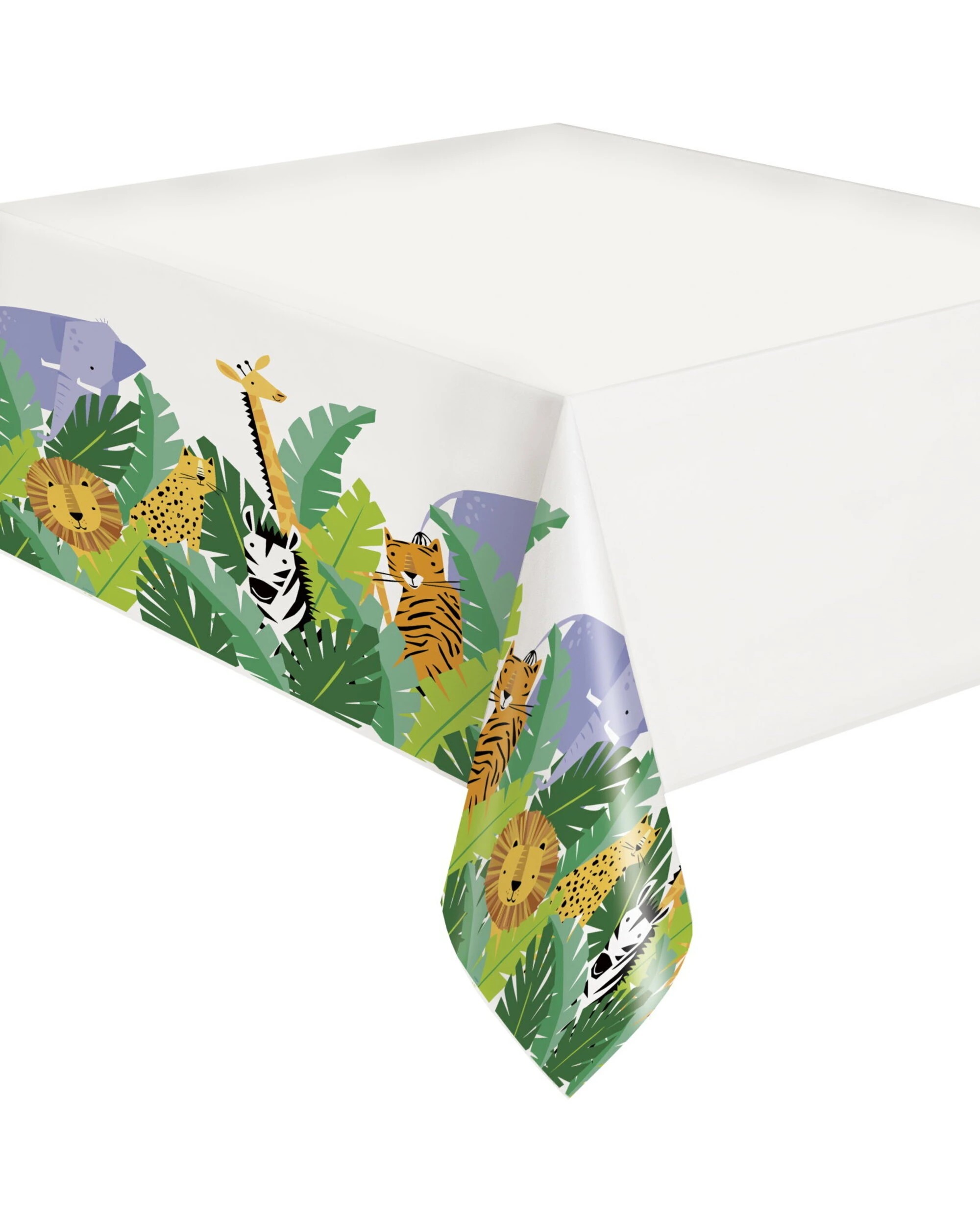 1 Unique Animal Safari Plastic Tablecloth, 1 of 1