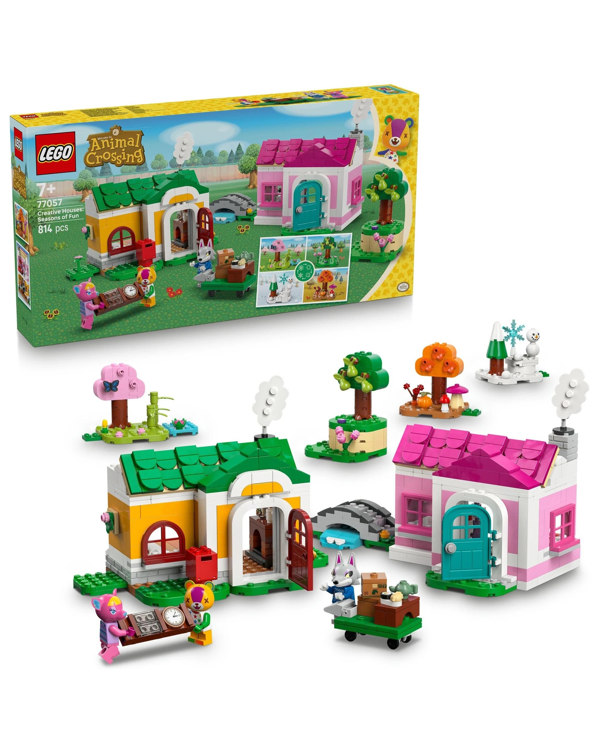 1 LEGO® Animal Crossing Creative Houses: Seasons of Fun 77057 - Multi, 1 of 10
