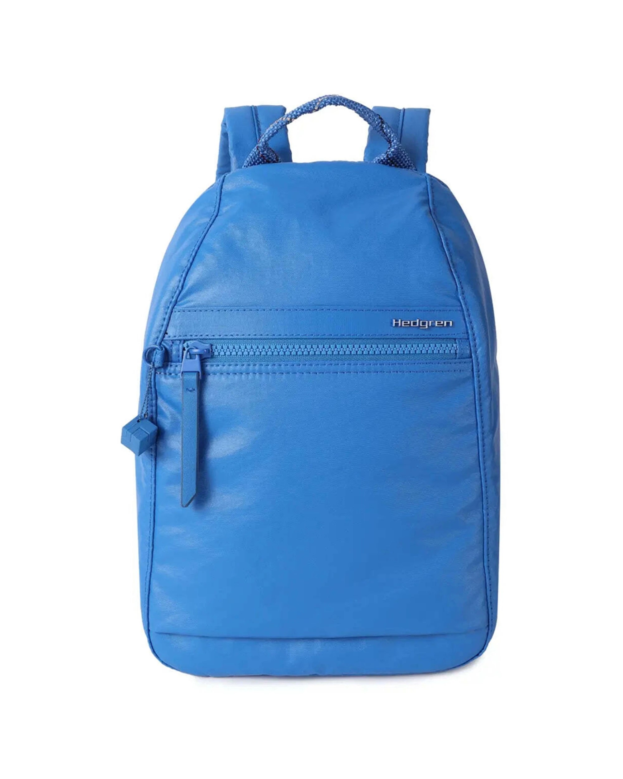 1 Hedgren Vogue Small Backpack RFID Pocket Lightweight Durable Bag Creased Strong - Blue, 1 of 6