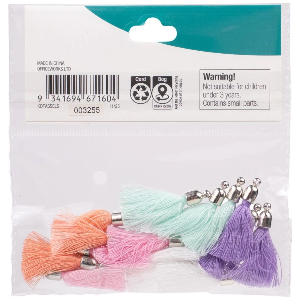 3 Kadink Tassels Pastel 15 Pack, 3 of 3
