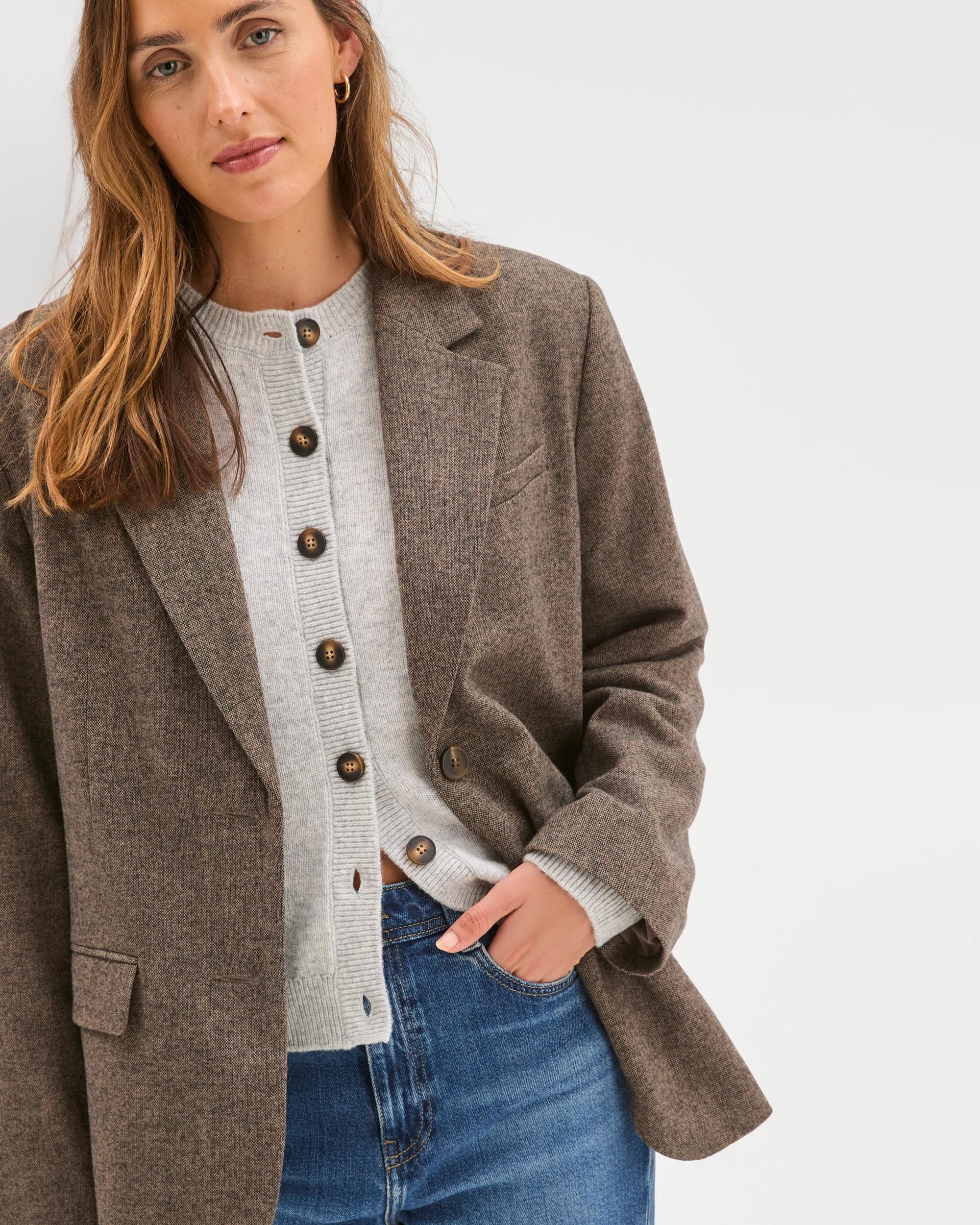 7 Target Woman Oversized Tweed Blazer TWEED, 7 of 8