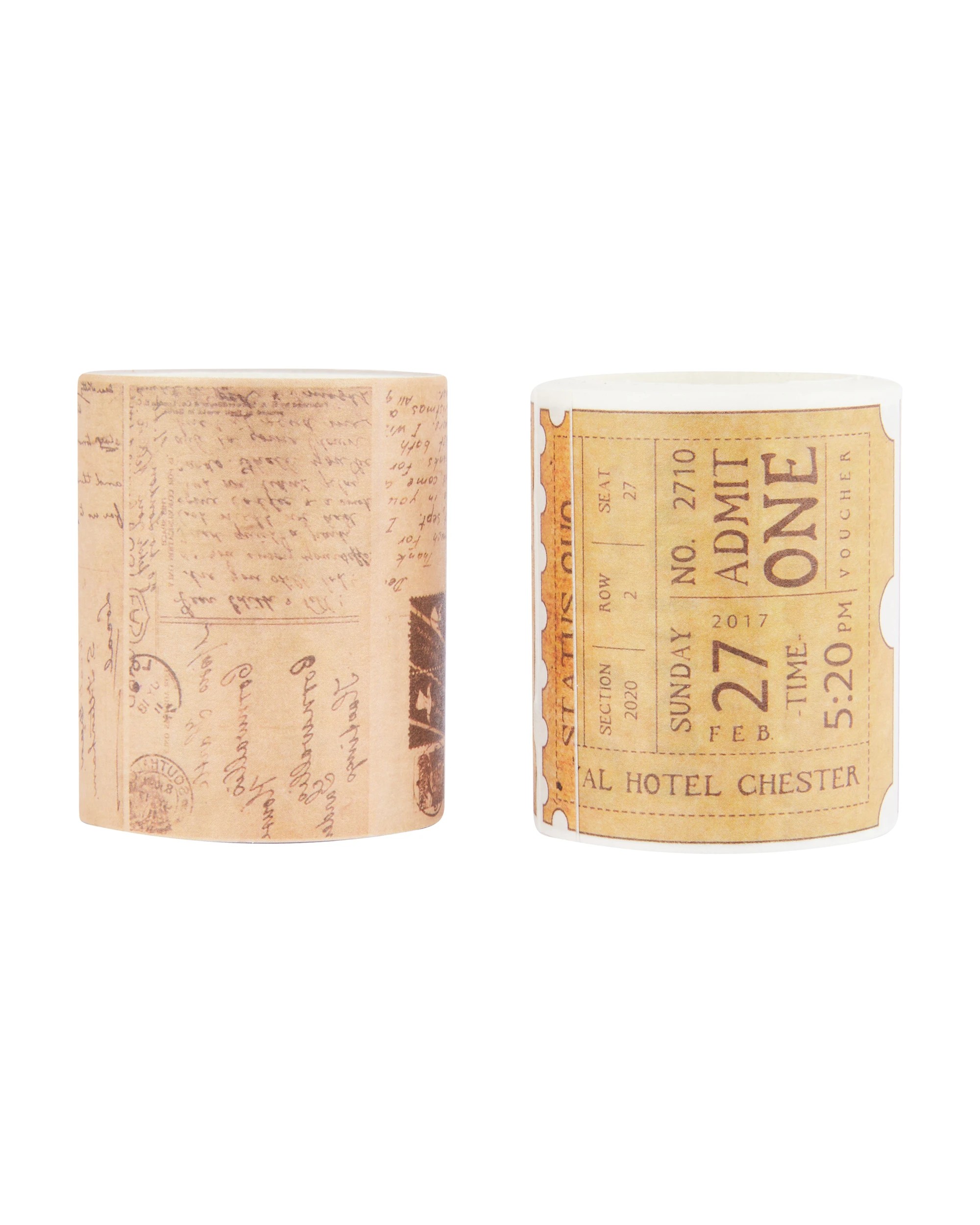 2 2 Pack Decorative Sticker Rolls - Vintage News, 2 of 3