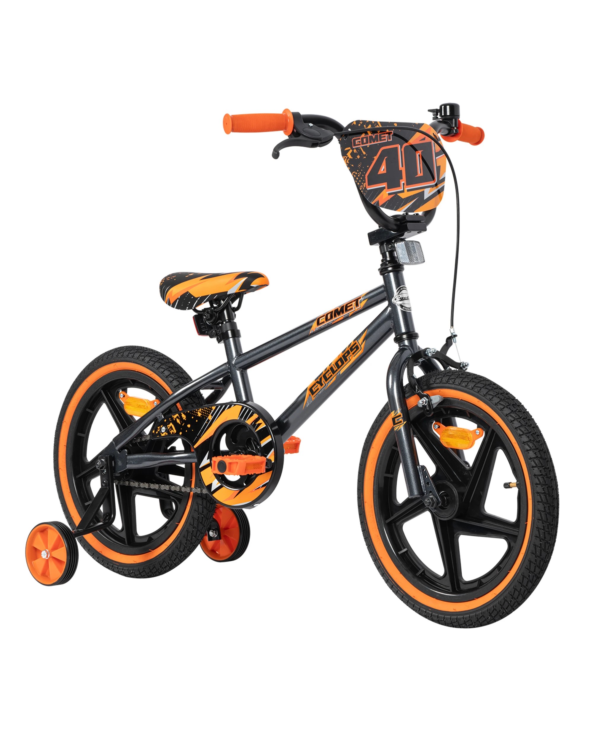 1 Cyclops 40cm Comet BMX Kids Bike - Black, 1 of 1