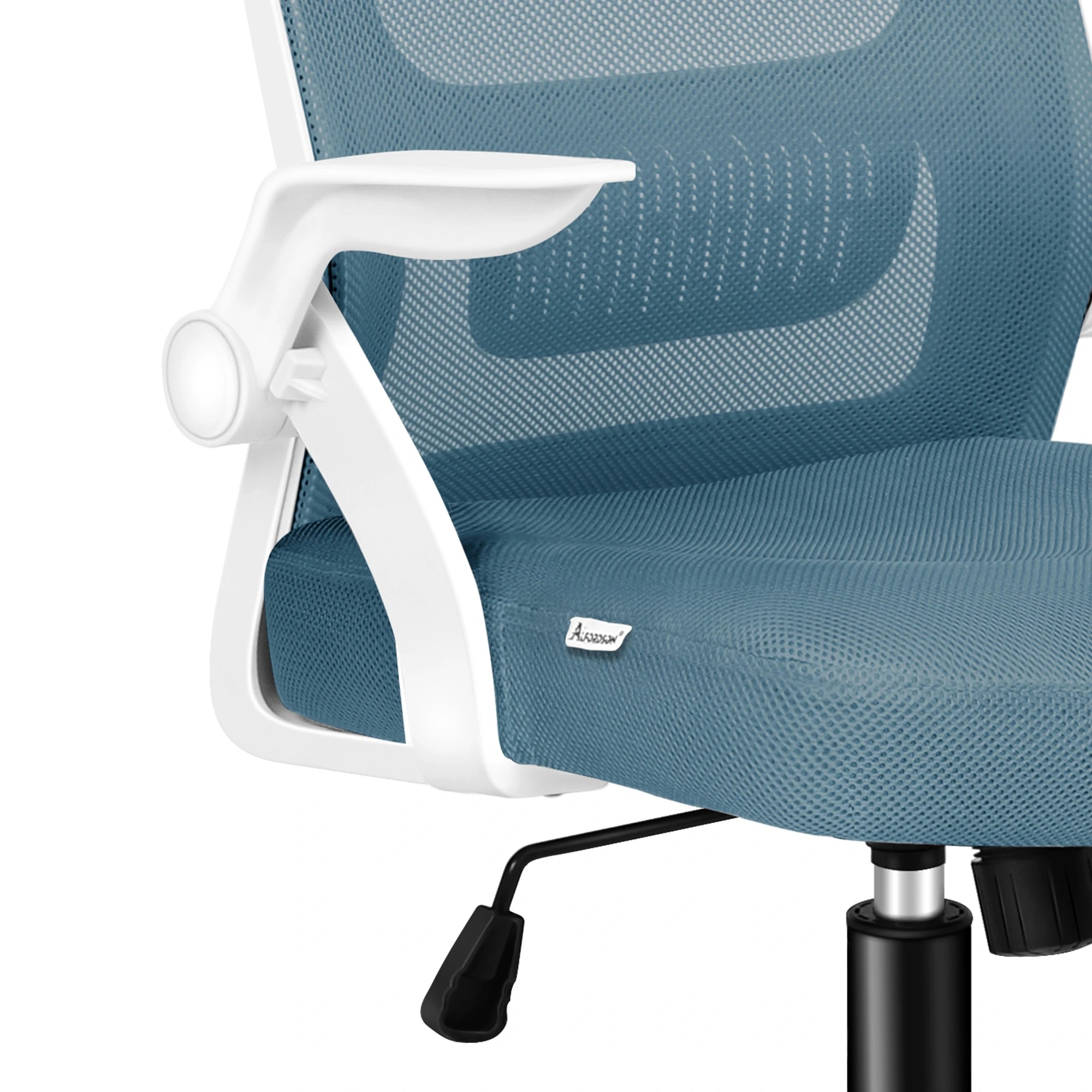 8 Alfordson Mesh Office Chair Executive Fabric Seat Tilt Gaming Computer - Blue, 8 of 10