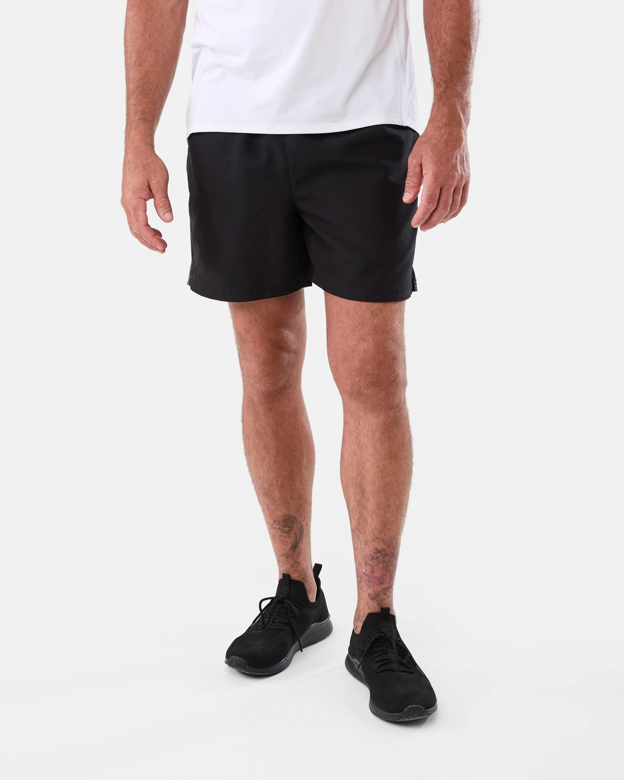 7 Active Mens Core Shorts Black, 7 of 7
