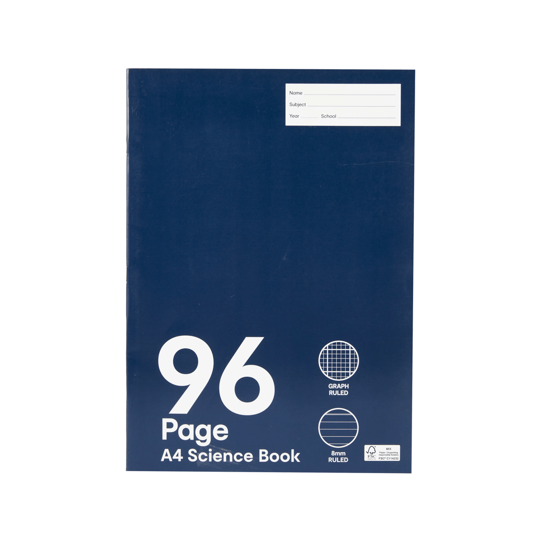 1 A4 Science Book - 96 Pages, 1 of 4