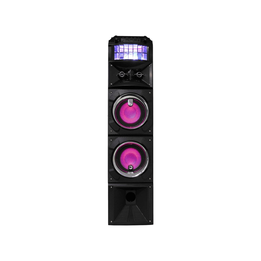 2 Lenoxx LED Stage Lights Portable Wireless Streaming Speaker with 80W RMS, 2 of 7