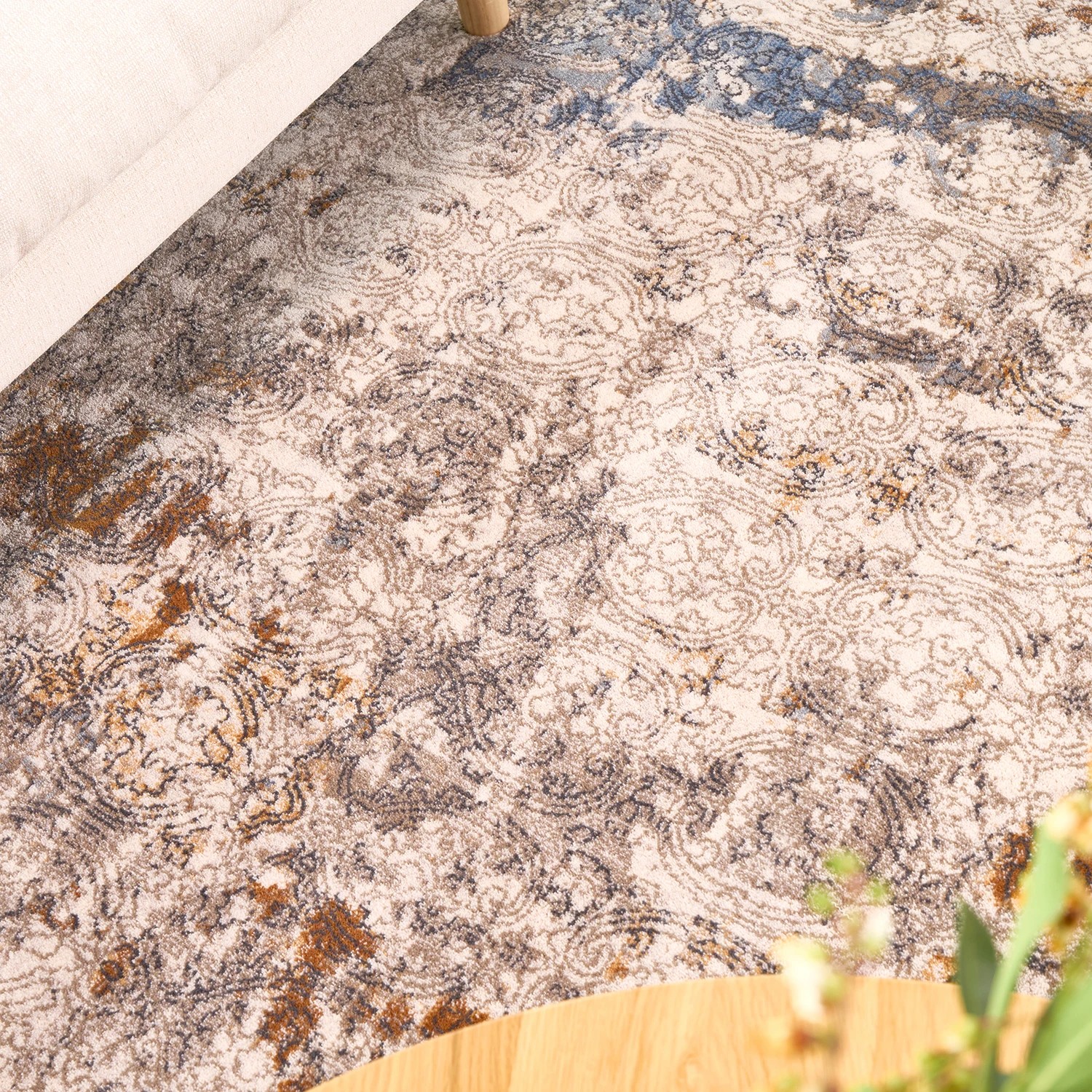 4 Common Ground Rugs Tempo Gayle 380x280cm - Extra Large Power Loomed Wool Floor Rug - Beige, 4 of 9
