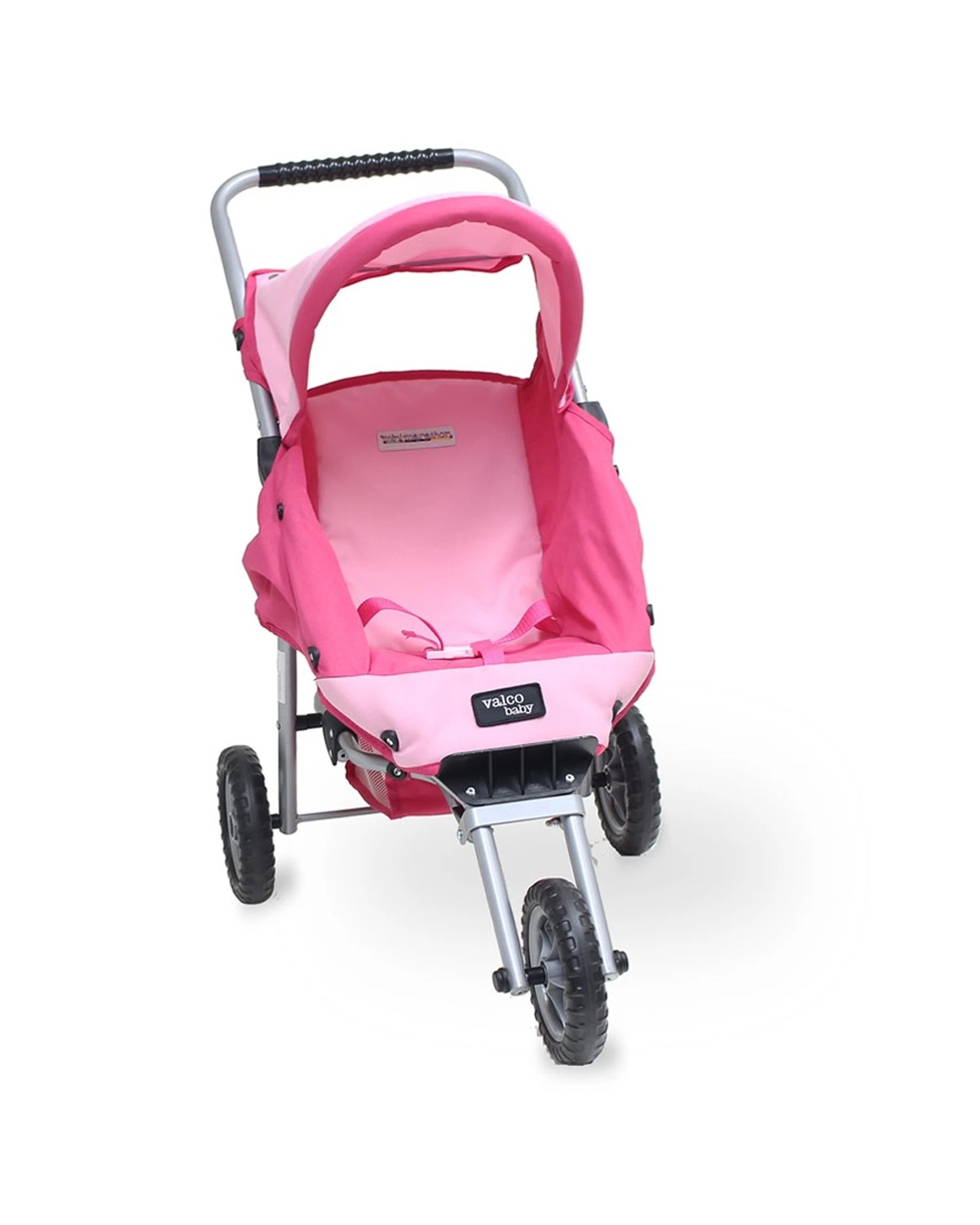 2 JustLikeMum Mini Marathon Doll Stroller Foldable Realistic Design Safety 3y - Pink, 2 of 8