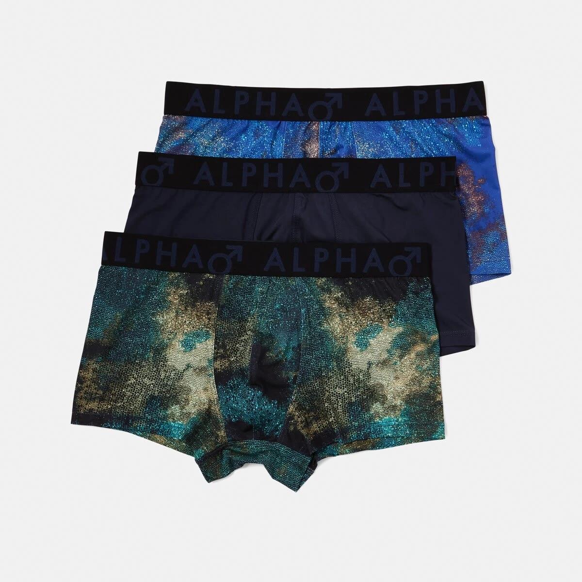 1 3 Pack Microfibre Trunks OLD MOSAIC MULTI, 1 of 8