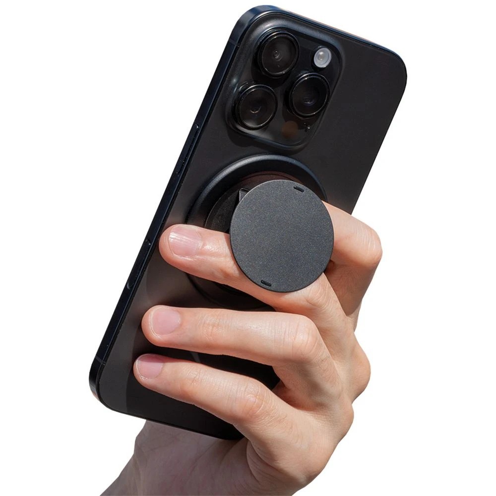 10 OhSnap! Snap 5 Magnetic Phone Grip Boring Black, 10 of 10