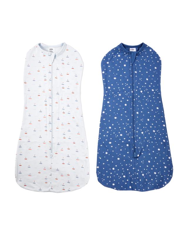 2 Pack Organic Cotton Swaddle Pou