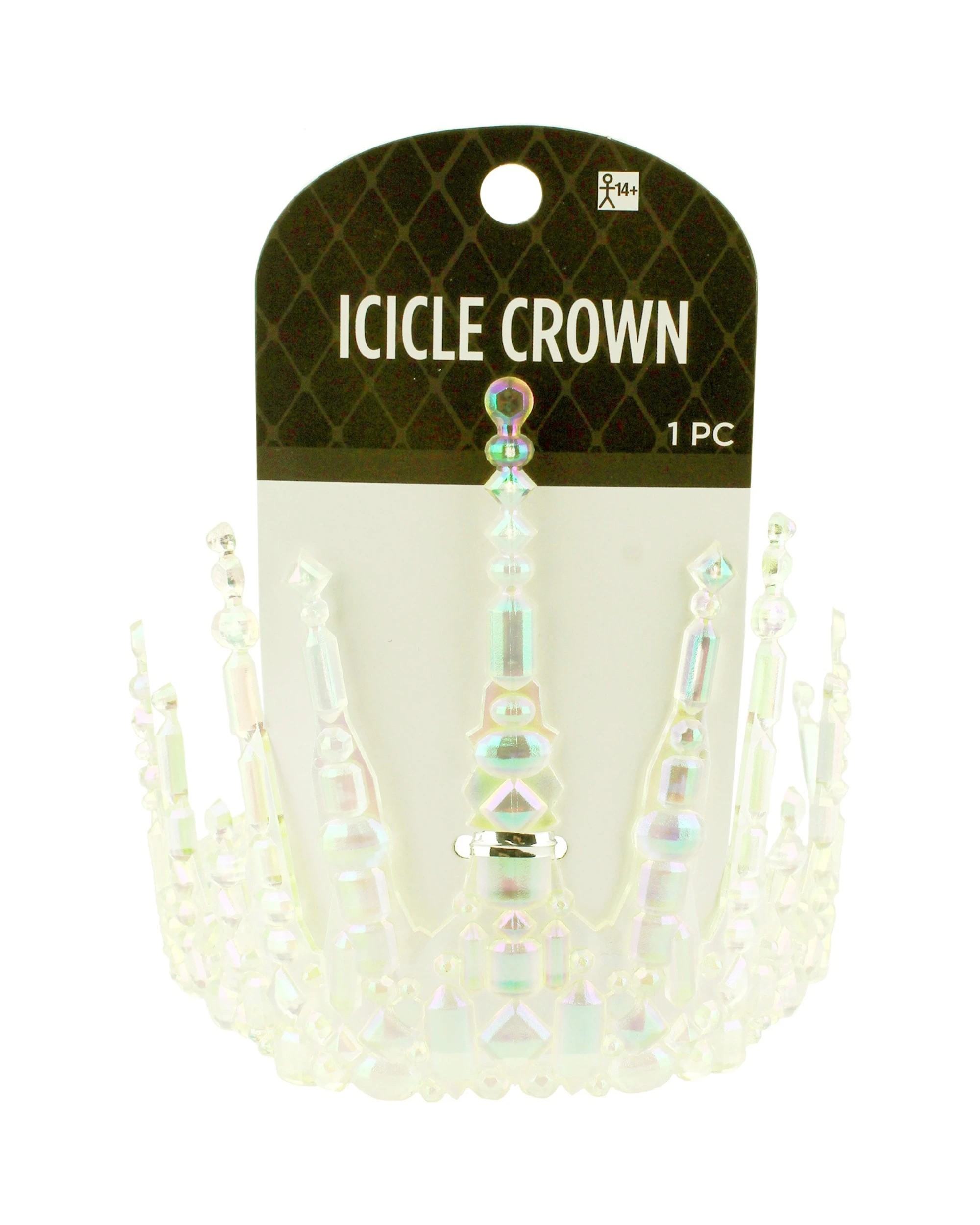 2 Anagram Iridescent Icicle Snow Princess Crown - One size fits most - Iridescent, 2 of 2