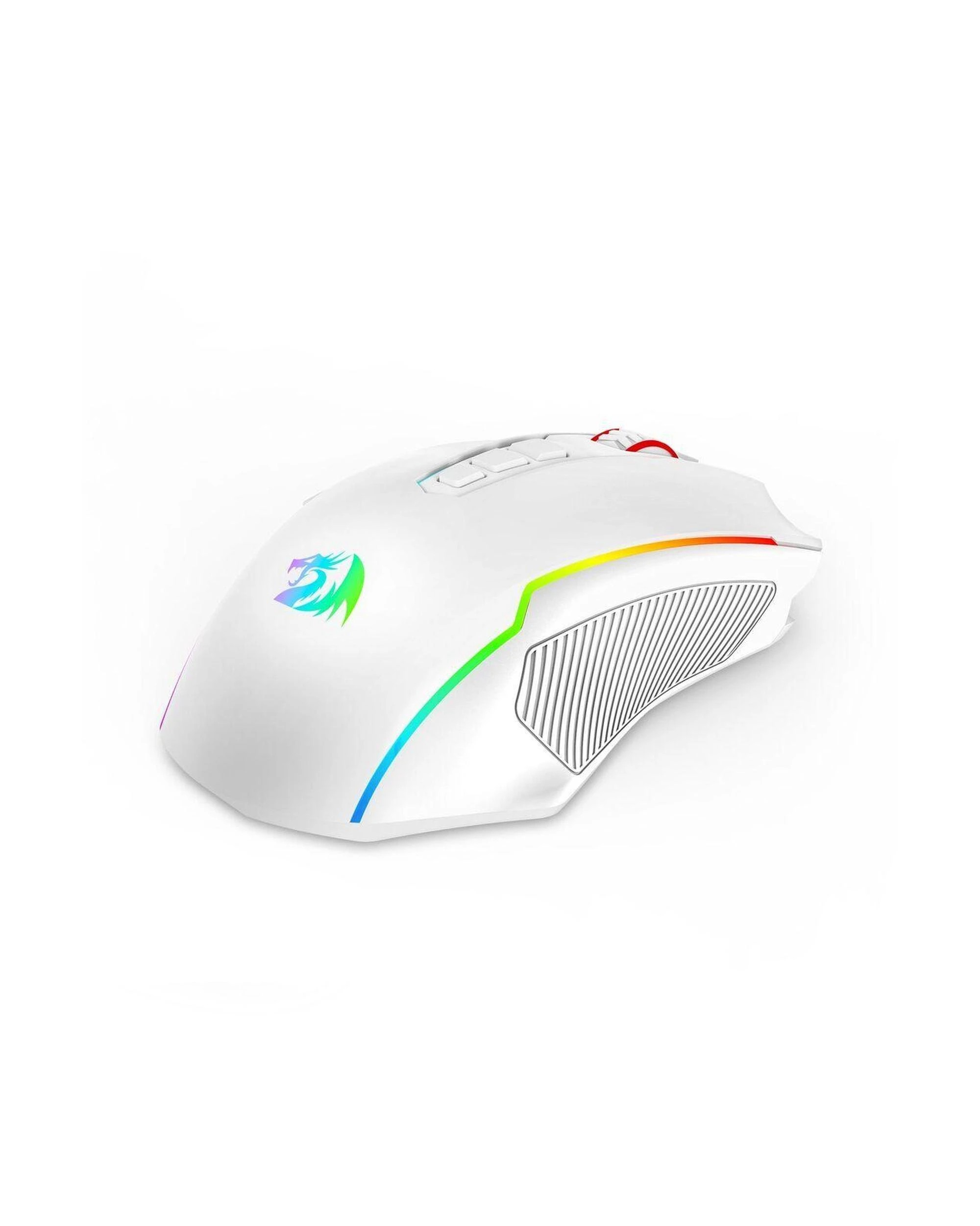 6 Redragon M914WRGB NIX White FullSize TriMode RGB Gaming Mouse, 6 of 10