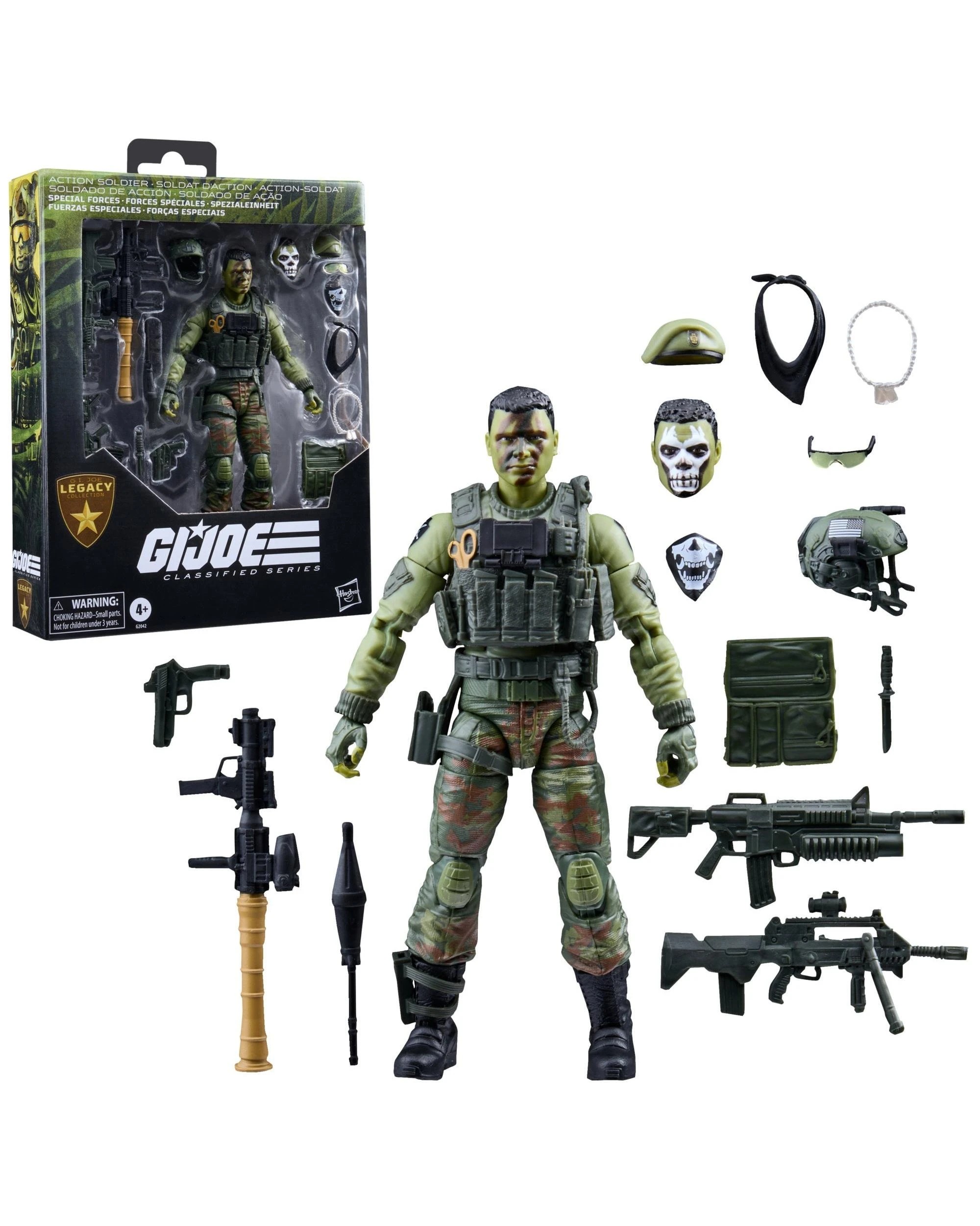 2 G.I. Joe Classified Series Legacy Collection Action Solder Special Forces Action Figure, 2 of 5