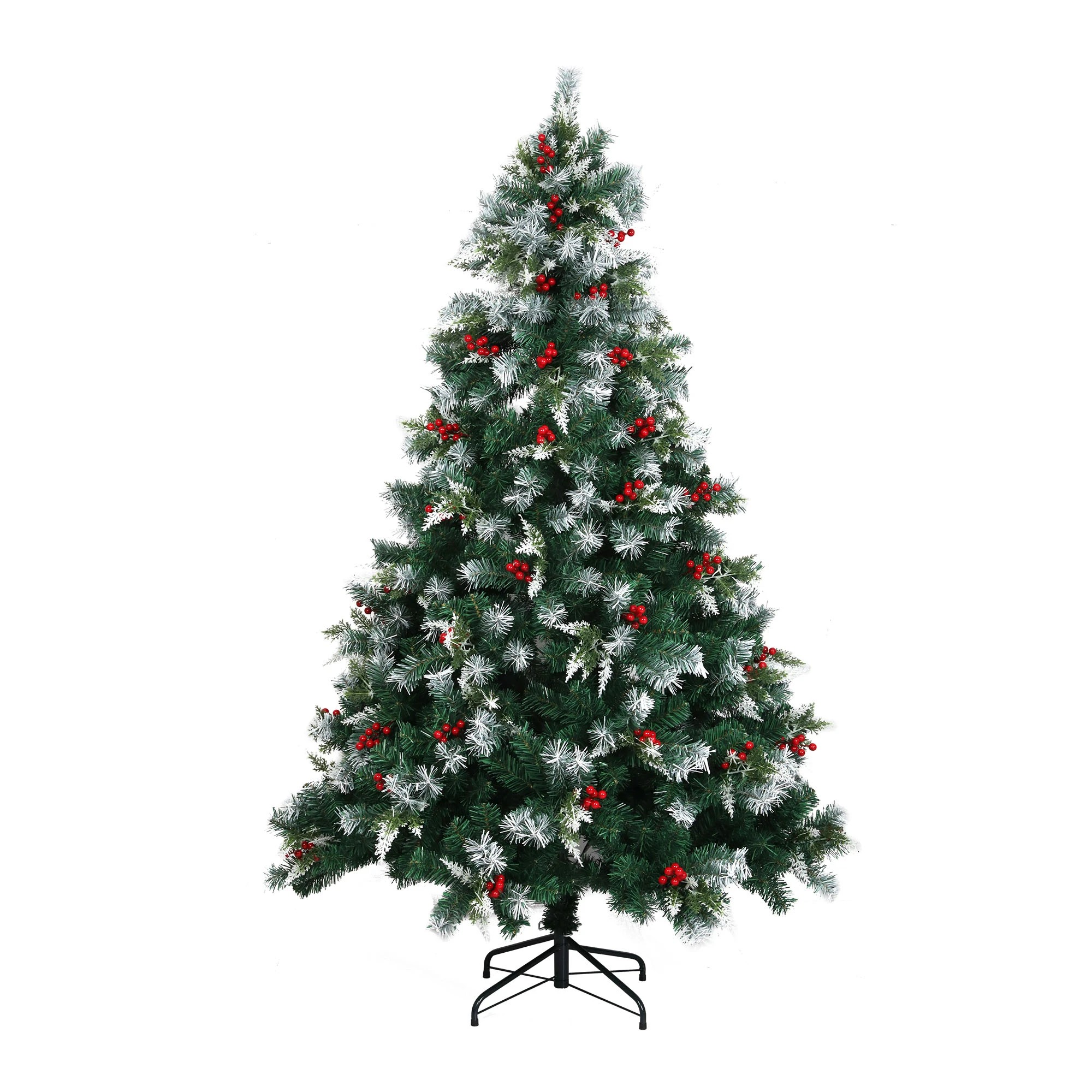 1 Santaco Christmas Trees Snow Flocked 1.8m, 1 of 4