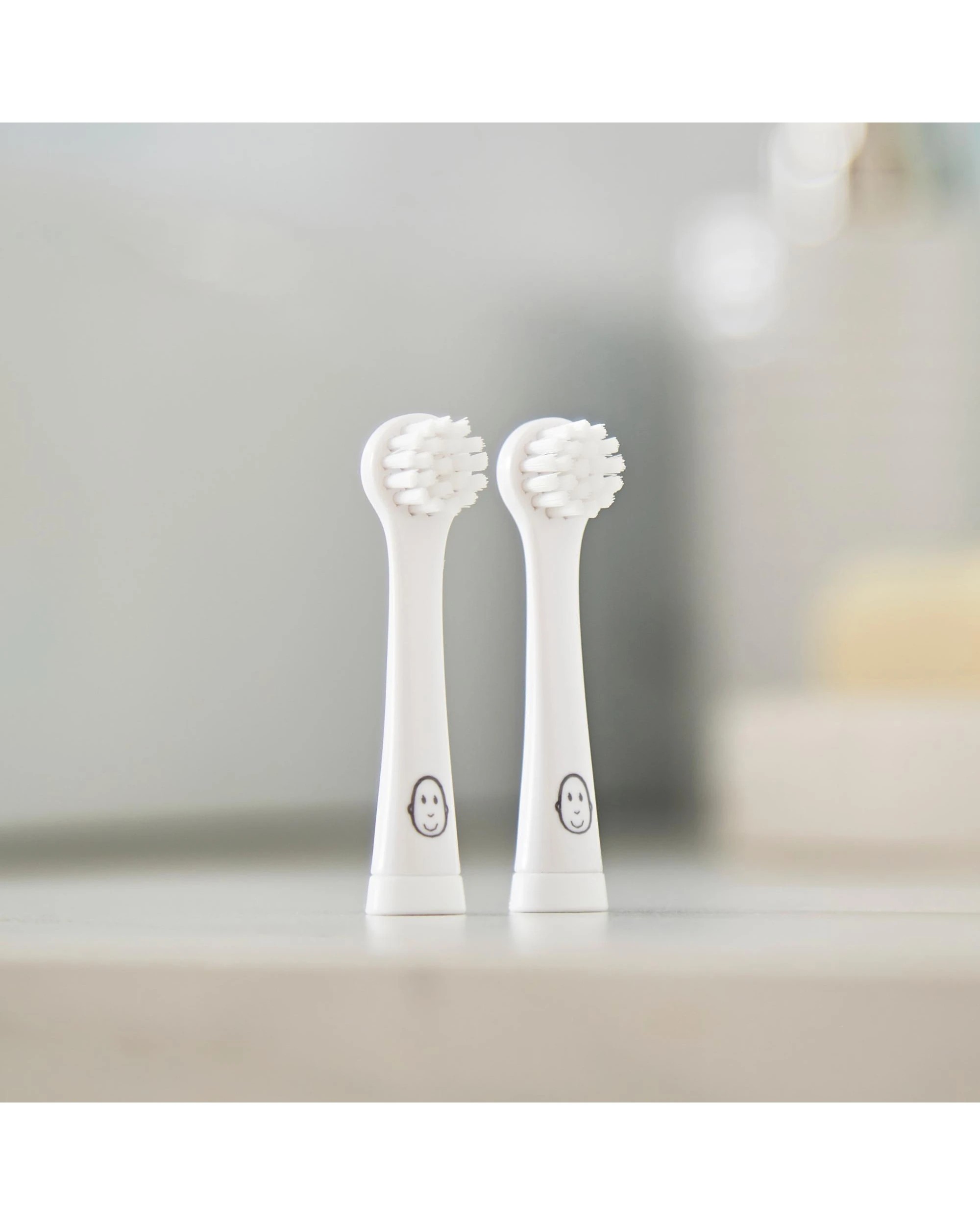 3 Matchstick Monkey Baby Sonic Toothbrush - Replacement Heads, 3 of 3