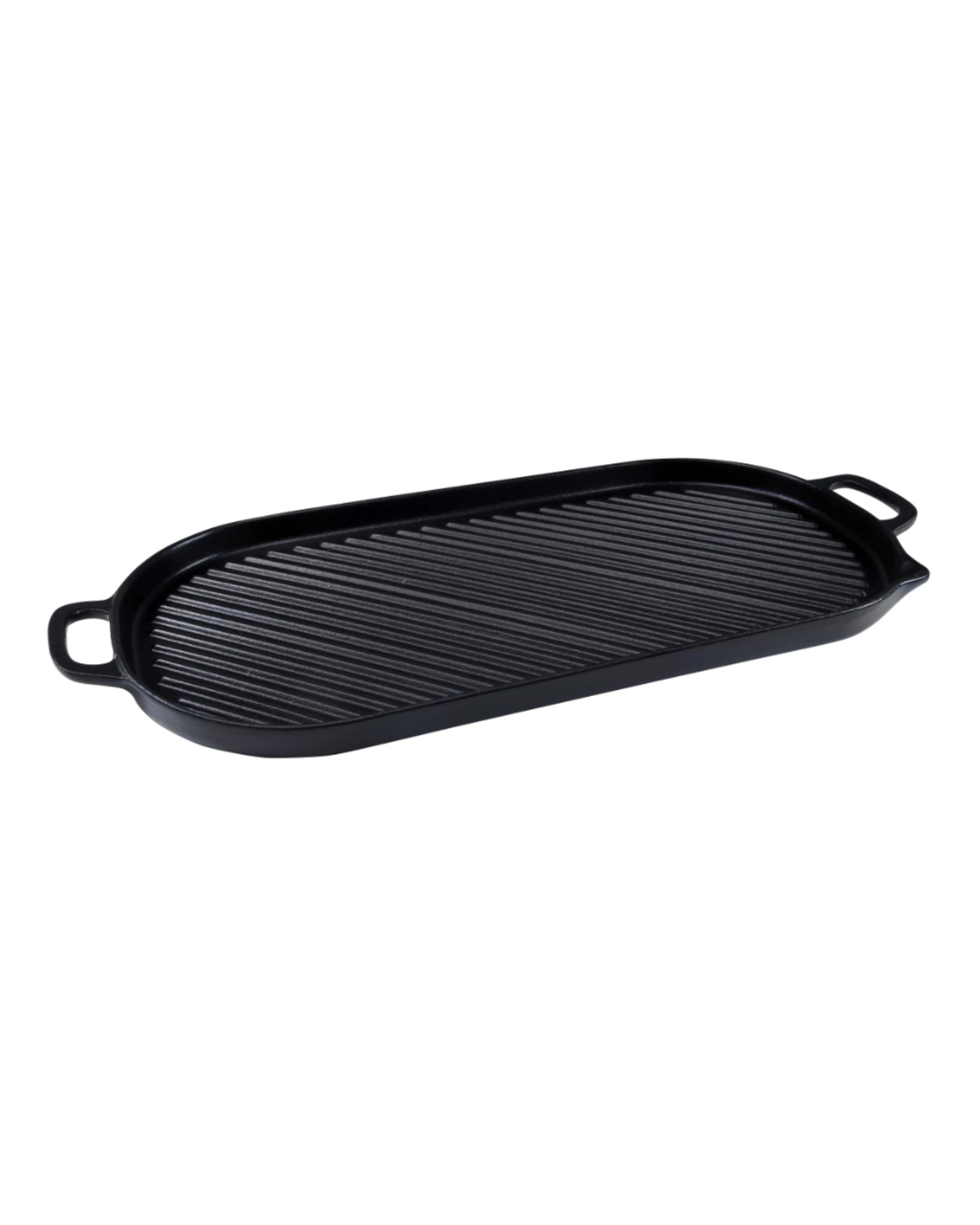 1 Chasseur Oval Stove Top Grill 52 x 23cm - Black, 1 of 1
