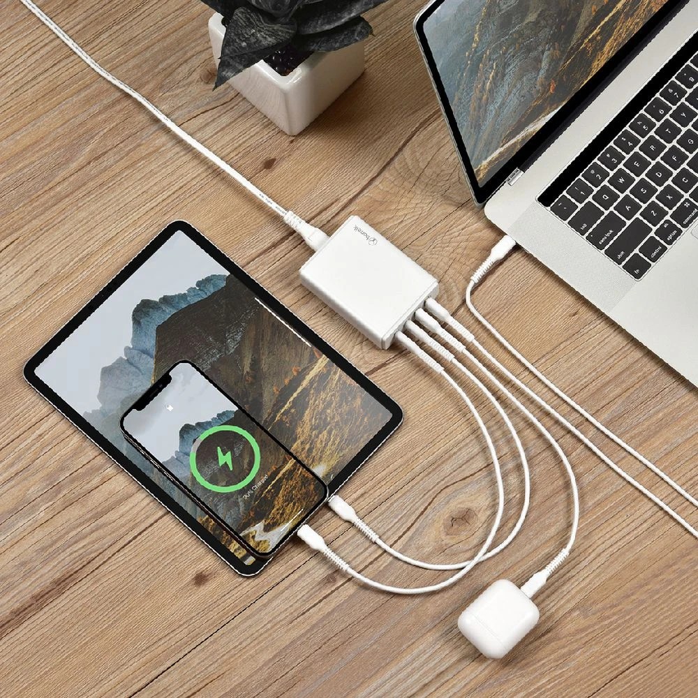 5 Bonelk Desktop Charger USB-A/USB-C 65w White, 5 of 6