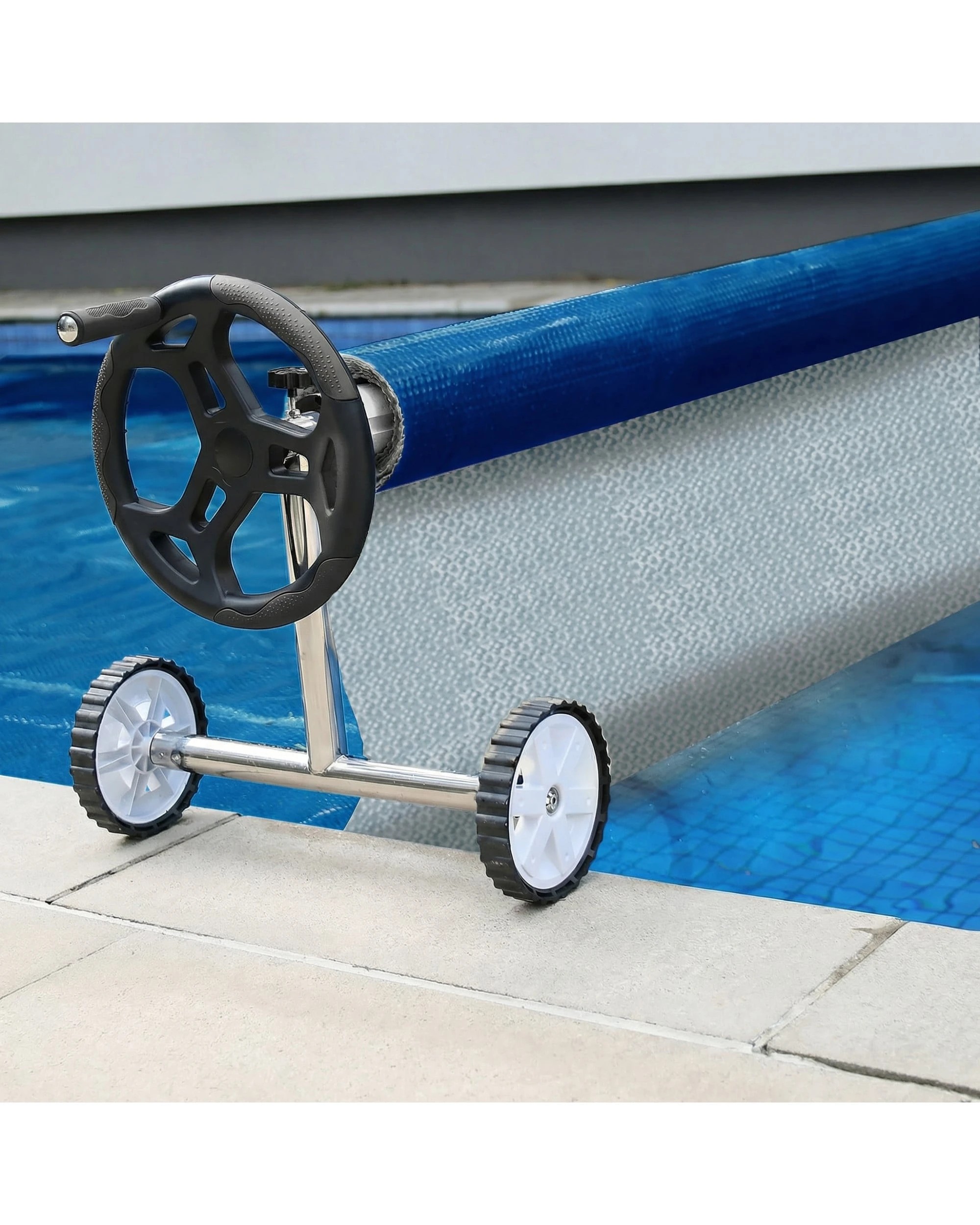 4 HydroActive 11m x 6.2m QuadCell Swimming Pool Cover 500 Micron - Grey, 4 of 7