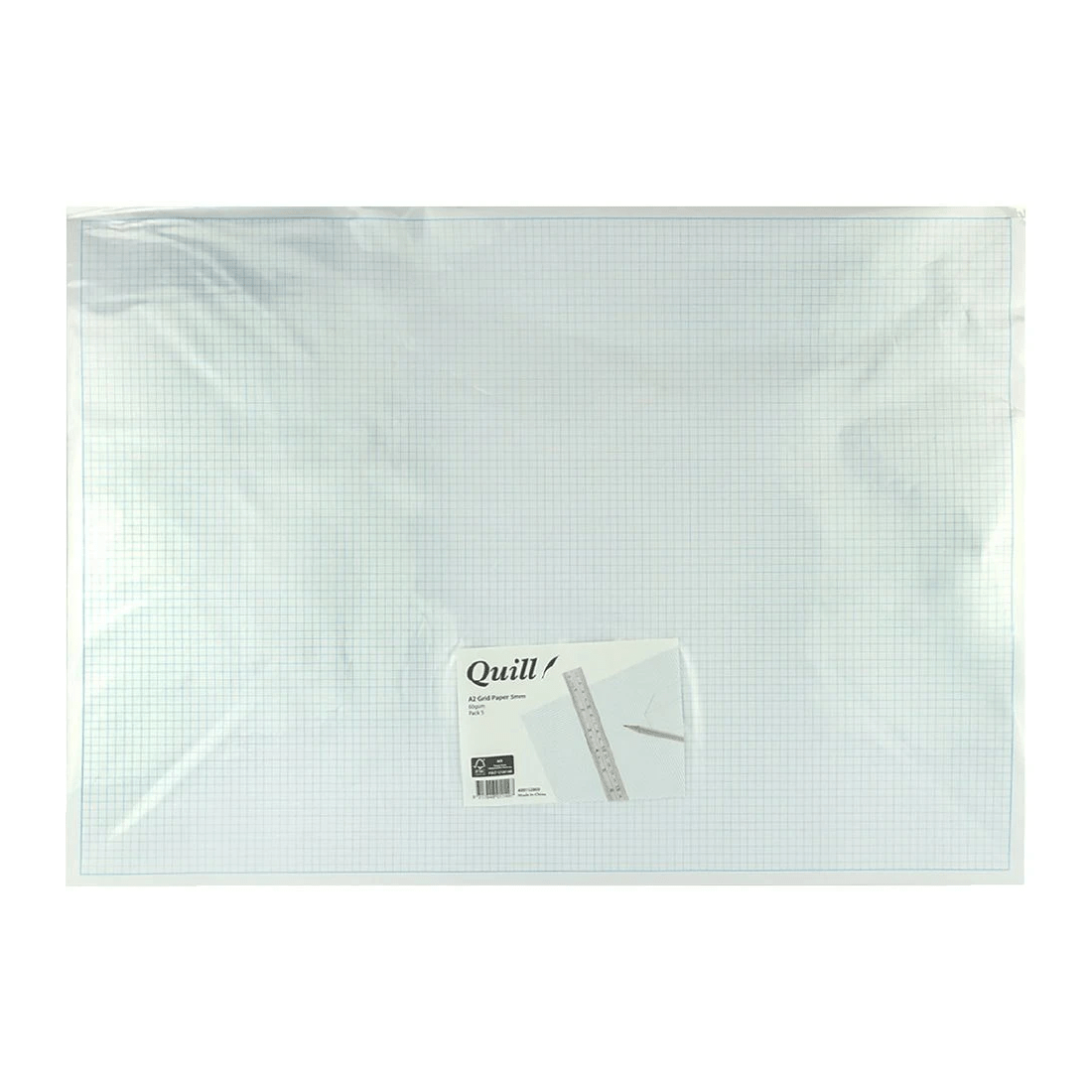 3 Quill A2 5mm Grid Paper 5 Pack, 3 of 3