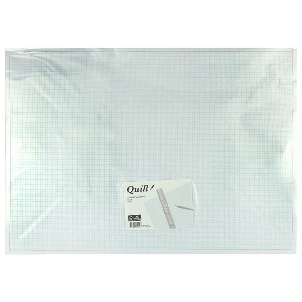 3 Quill A2 5mm Grid Paper 5 Pack, 3 of 3