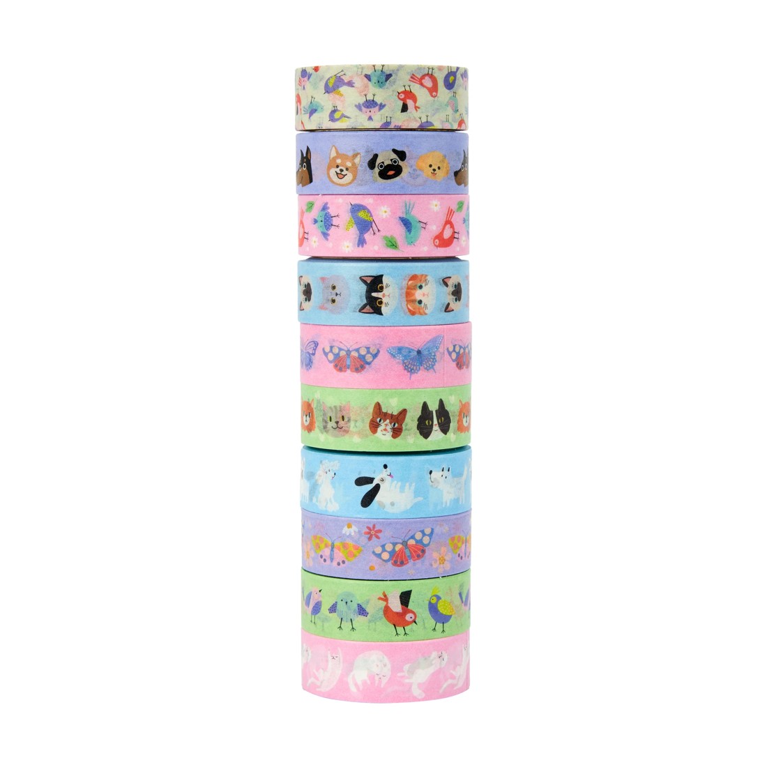 2 10 Pack Washi Tapes - Cute Animals, 2 of 3