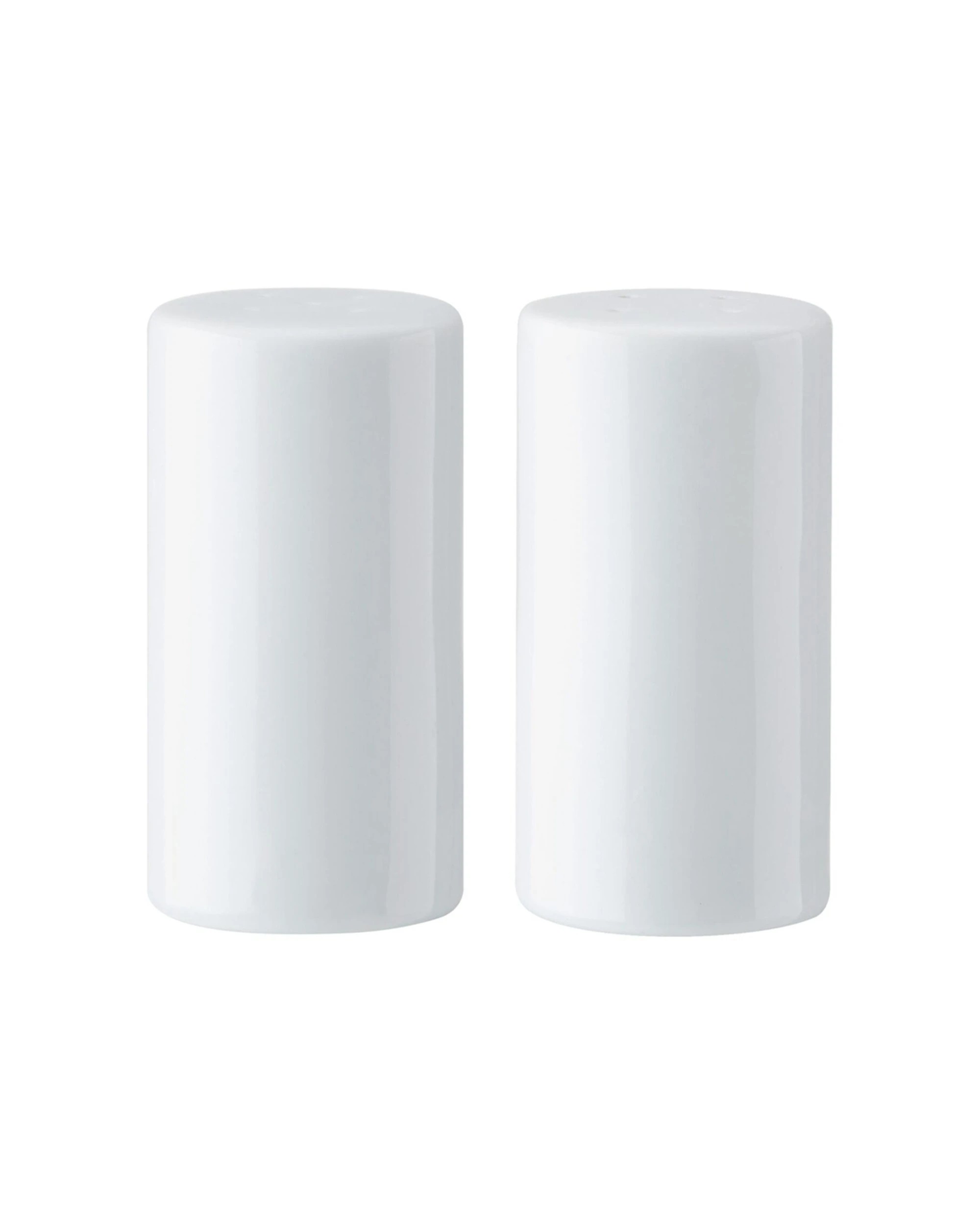 2 Mikasa 4pc Chalk Porcelain Salt and Pepper Shakers Kitchen Utensils Set - White, 2 of 8