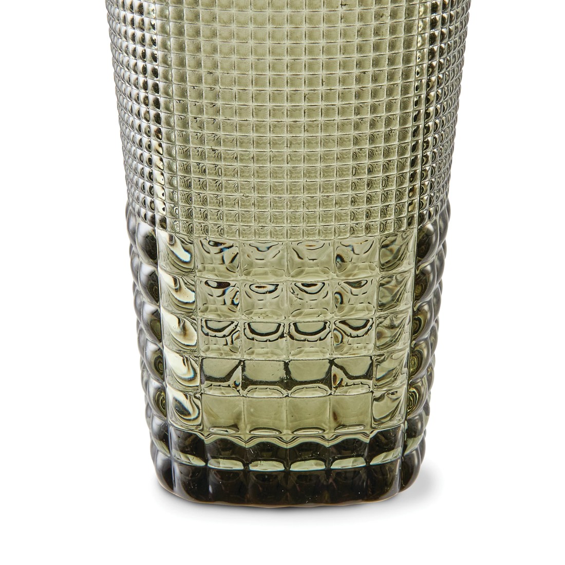 5 6 Green Beaded Highball Glasses, 5 of 6