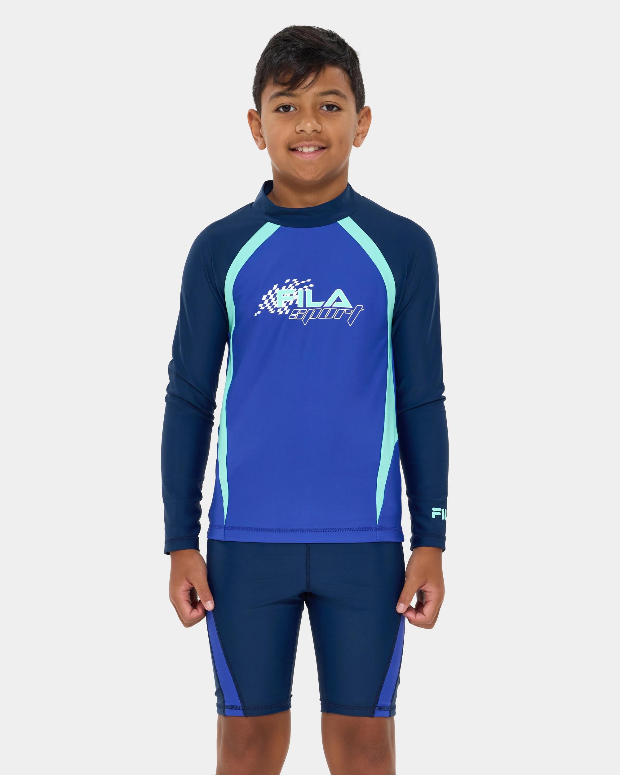 1 Fila Hunter Long Sleeve Rash Vest BLUE, 1 of 6