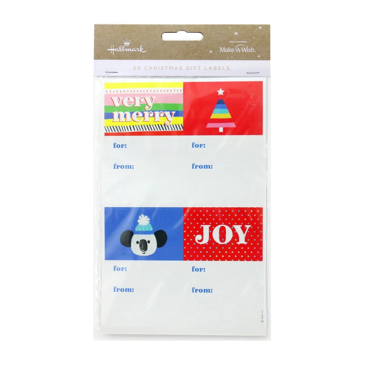 4 20 Pack Hallmark Christmas Gift Labels - Jolly and Bright, 4 of 4
