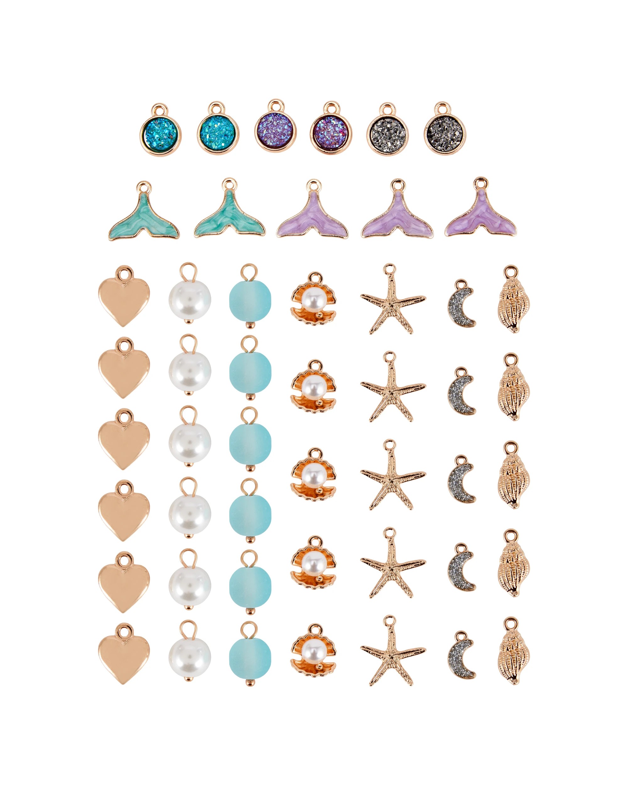 2 50 Pack Jewellery Making Charms - Coastal, 2 of 3