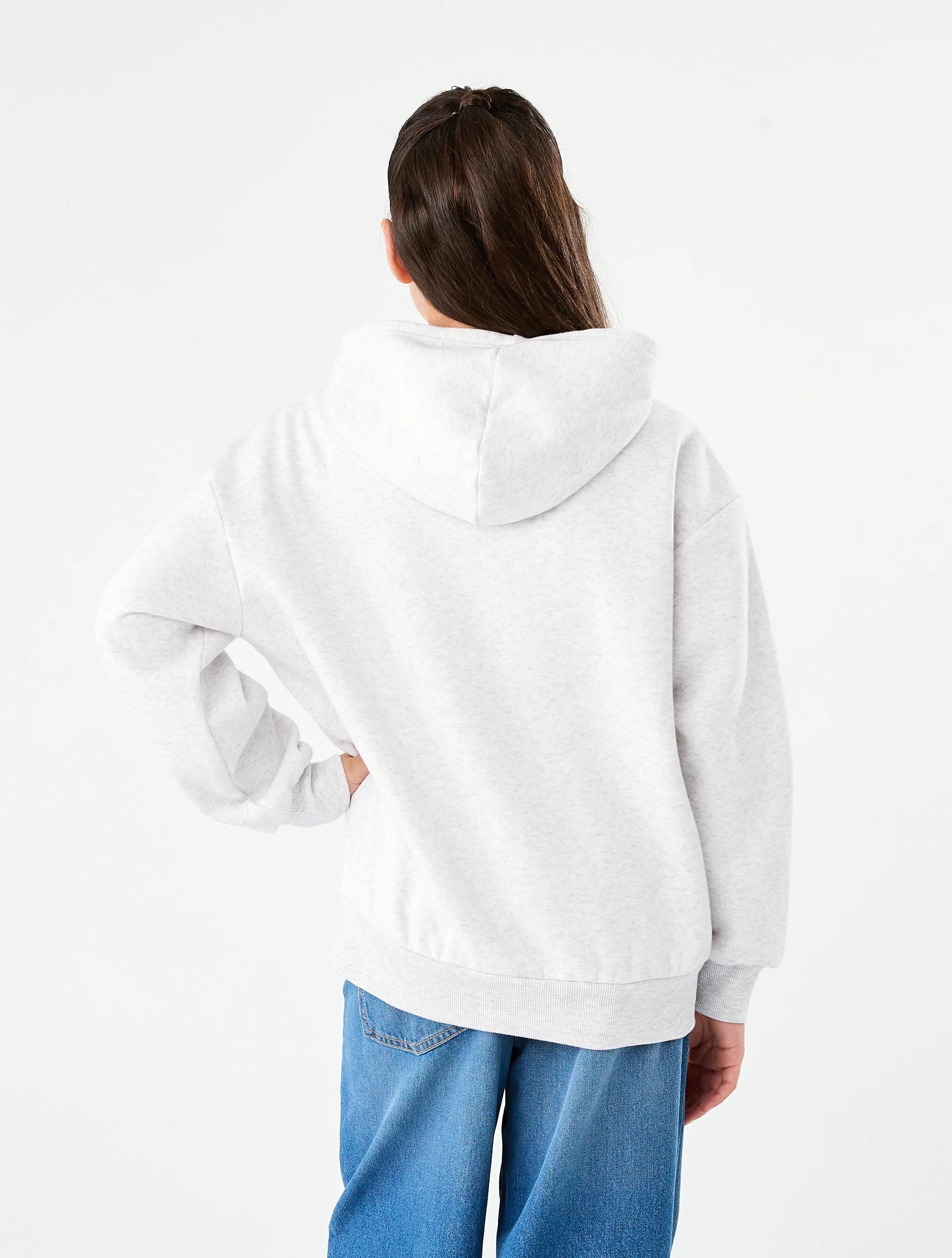 2 KPop Demon Hunters License Oversized Hoodie Grey Dh, 2 of 8