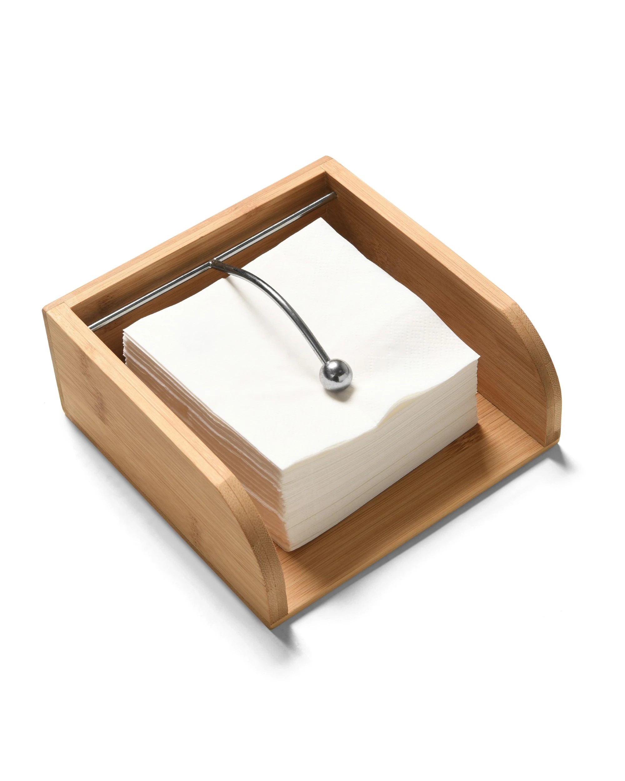 6 Sherwood Home Bamboo Napkin Holder 17x17x7cm - Natural, 6 of 6