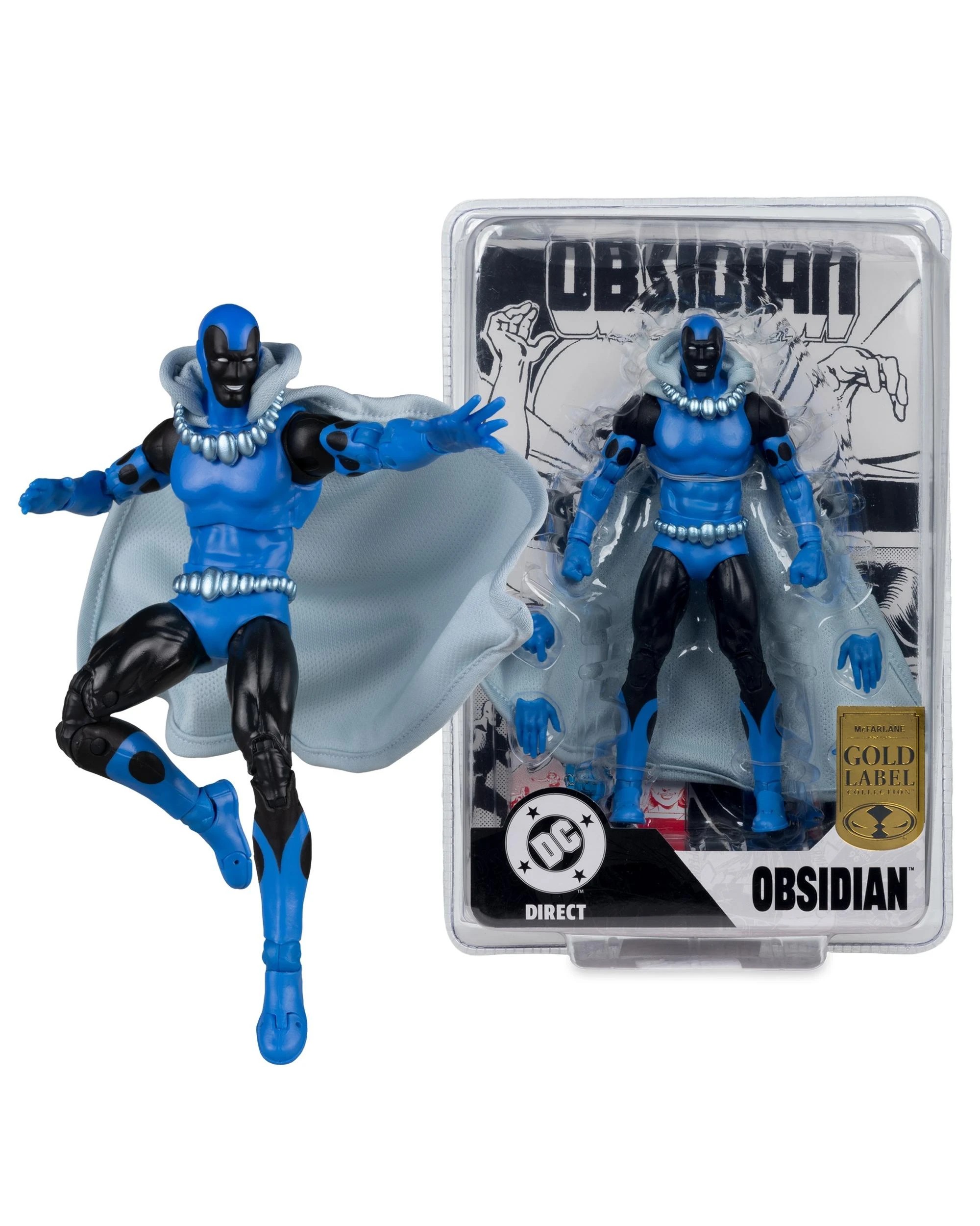1 DC Direct Gold Label Infinity Inc. #16 Obsidian 7 inch Action Figure, 1 of 10