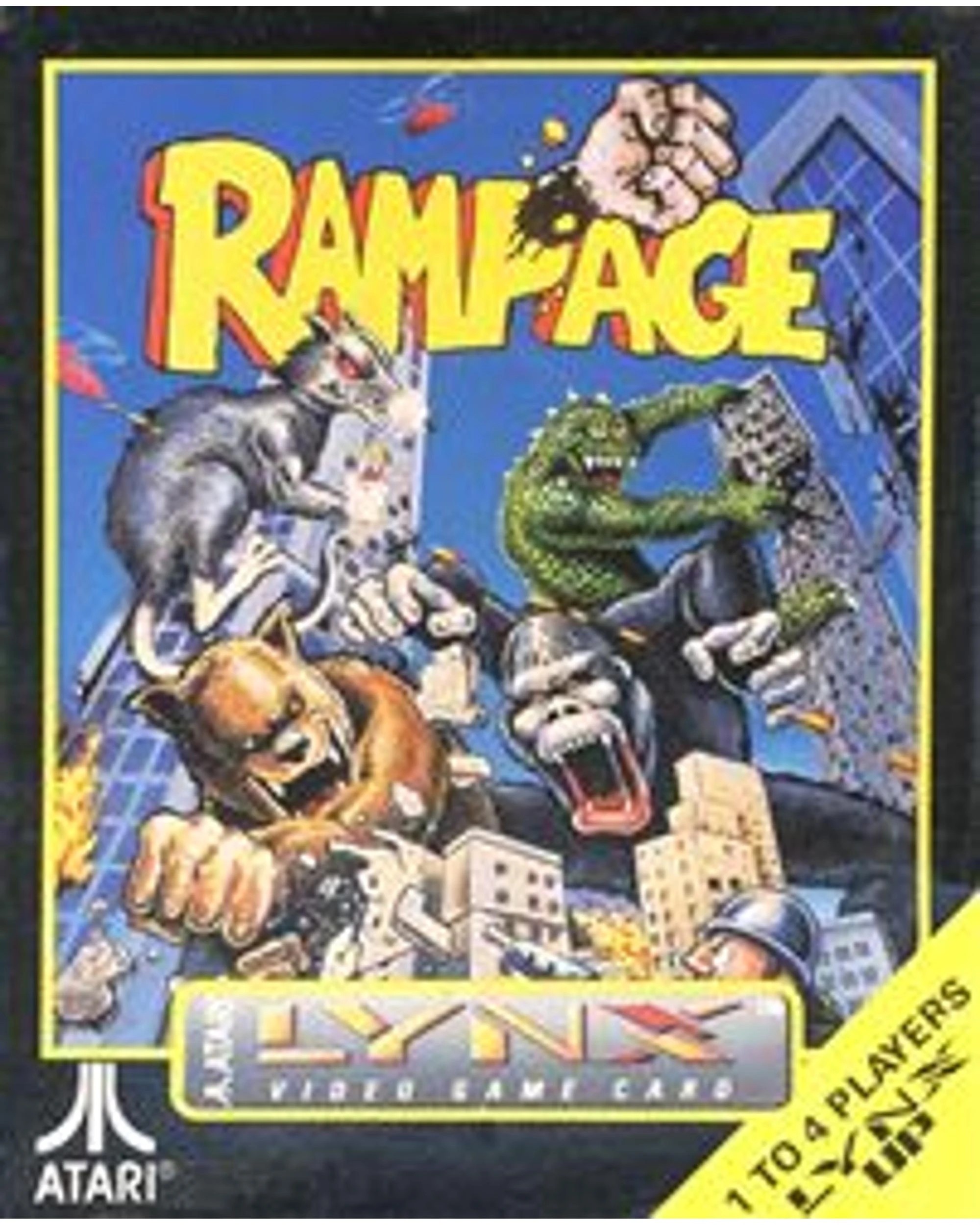 1 Rampage - Atari Lynx, 1 of 1