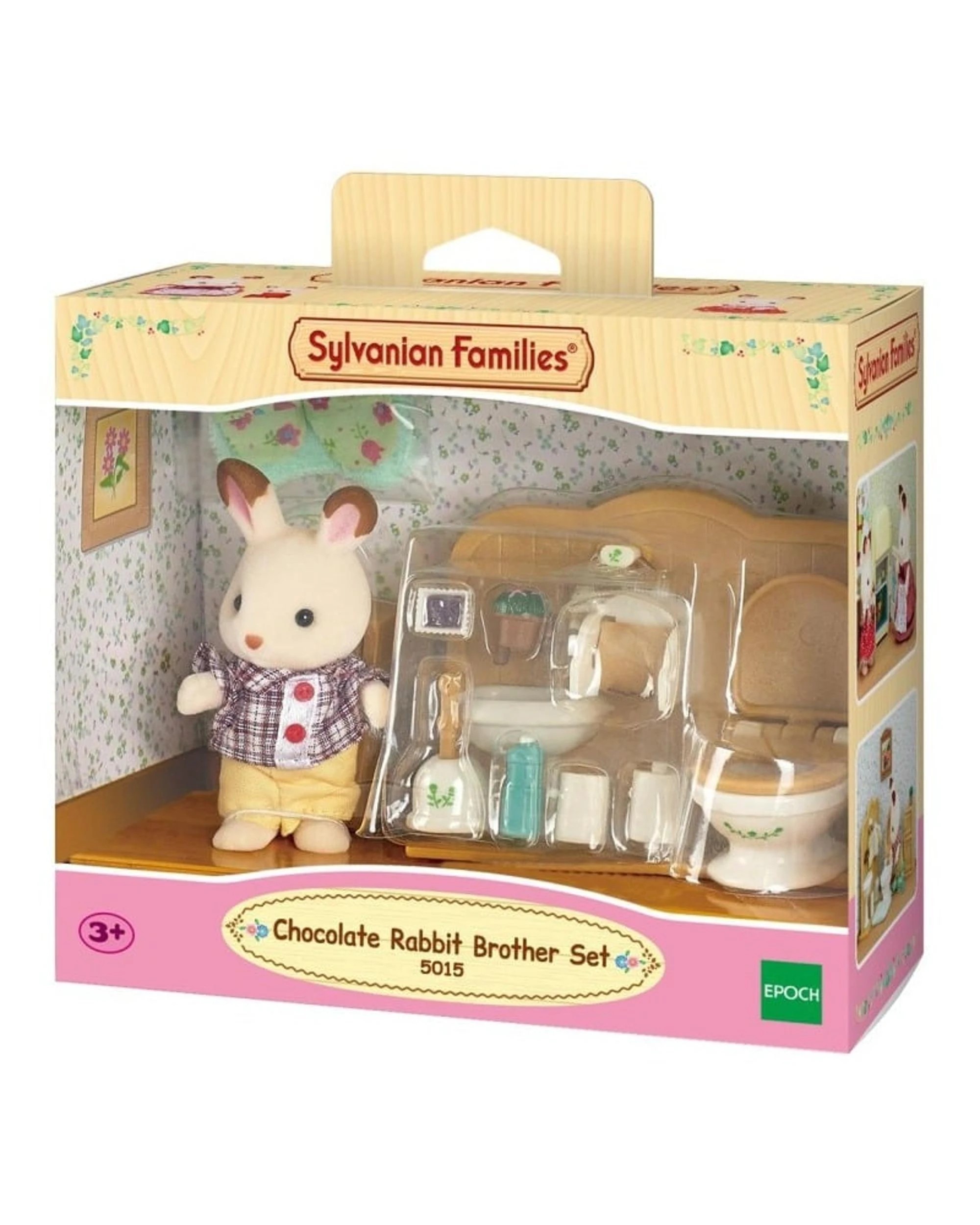 1 Sylvanian Families Chocolate Rabbit Brother Set - 5015, 1 of 3