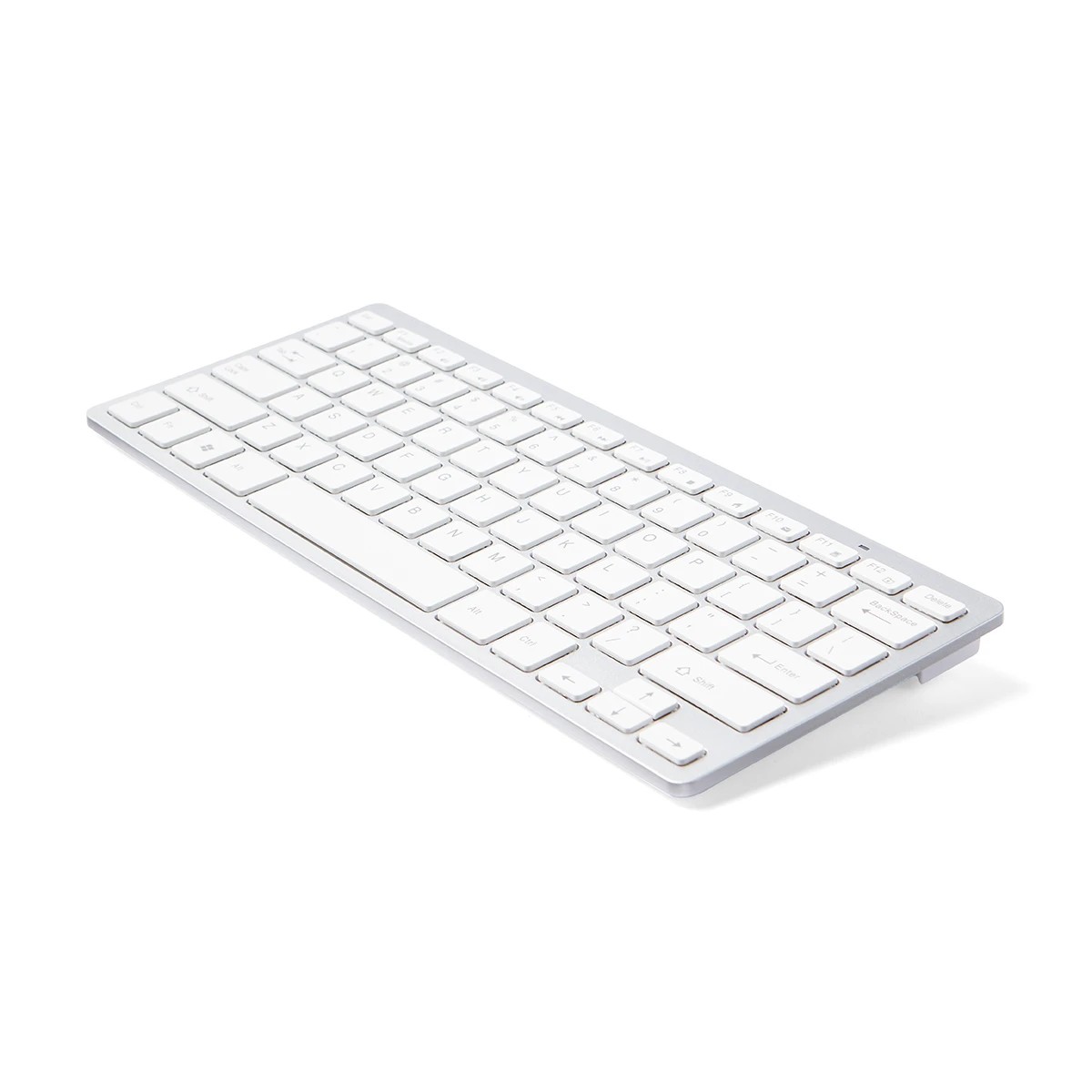 5 Wireless Keyboard and Mouse Combo - White and Silver, 5 of 8