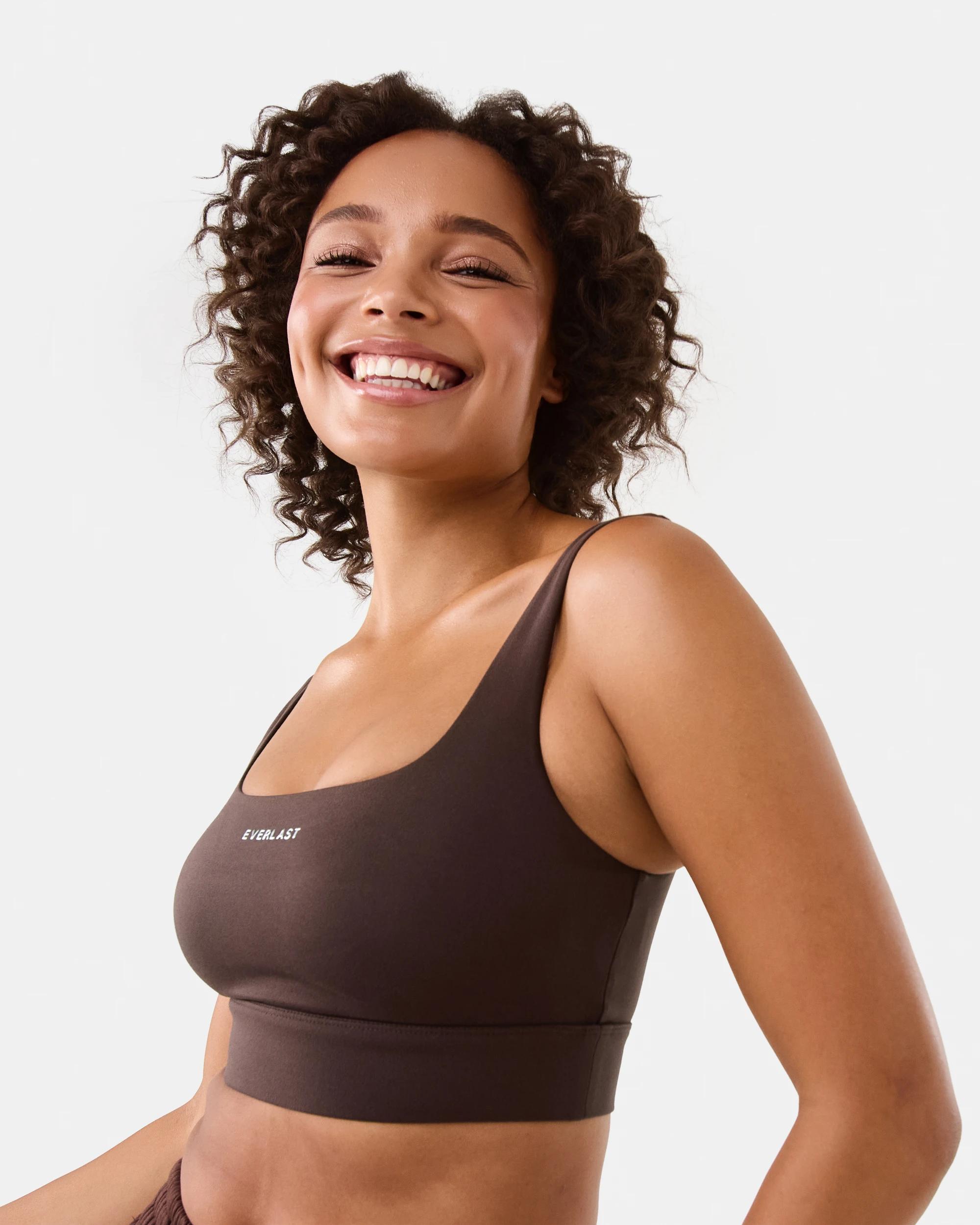 5 Everlast Womens Square Crop Top Coffee, 5 of 9