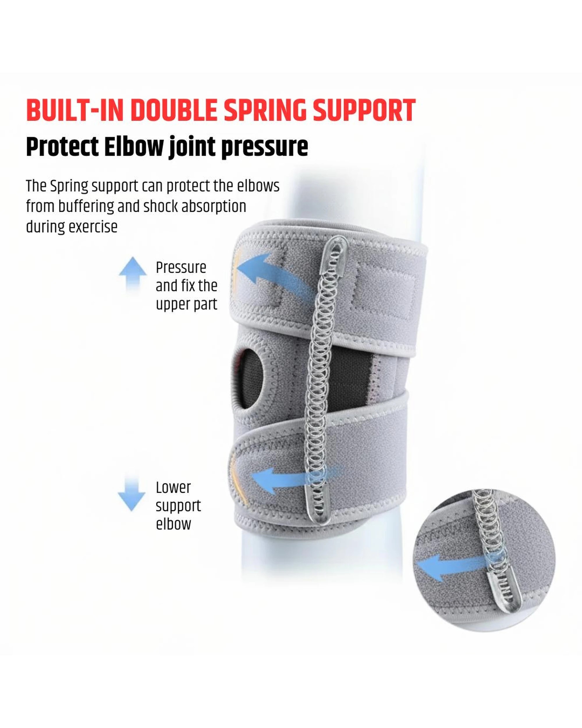 3 Morgan Adjustable Elbow Support Brace, 3 of 4