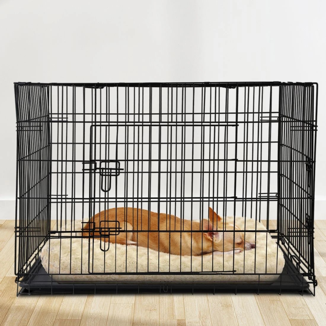 3 i.Pet 48" Dog Cage Crate Large Kennel 3 Doors - Black, 3 of 5