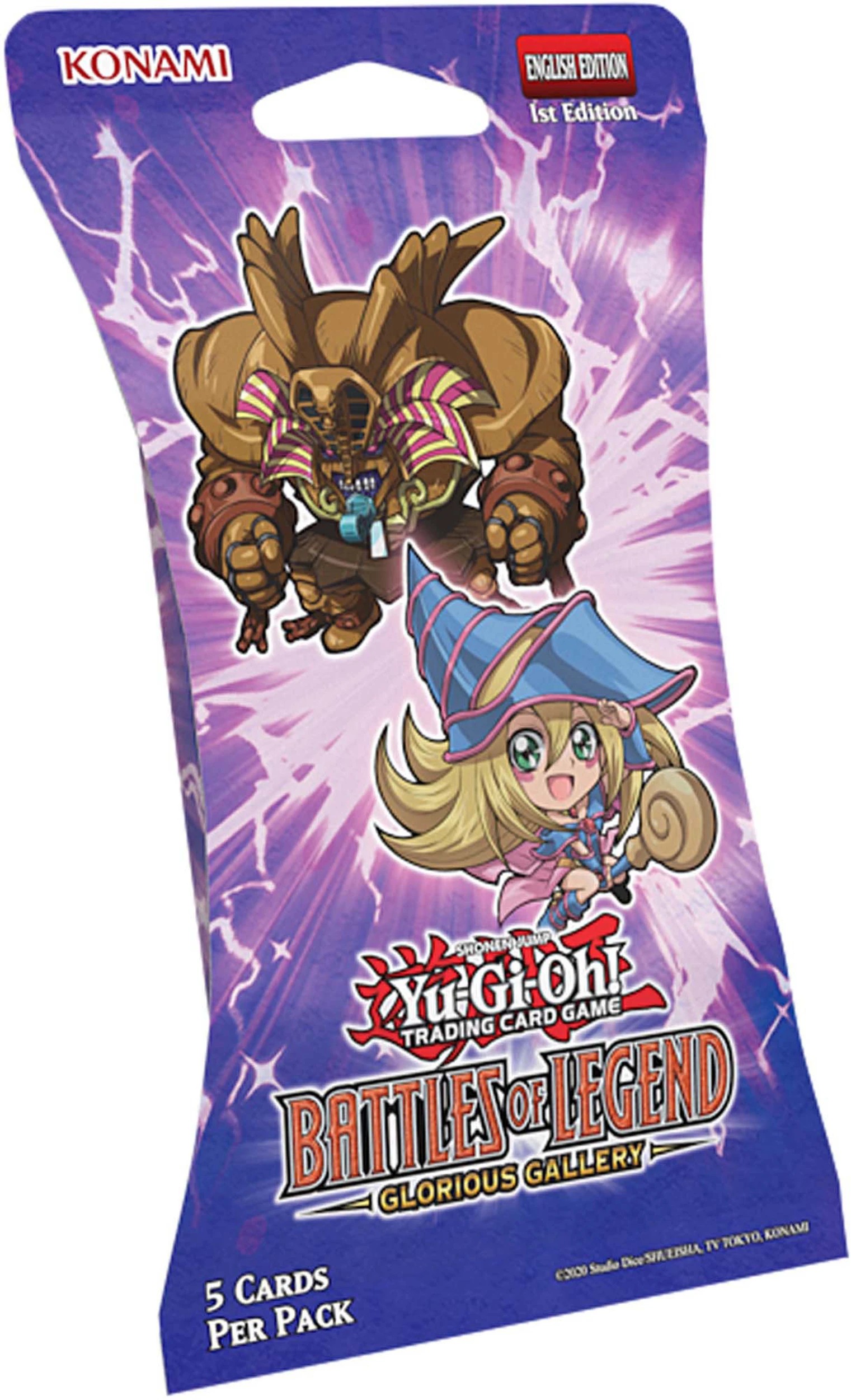 2 Yu-Gi-Oh! Trading Card Game: Battles of Legends: Glorious Gallery 5 Card Blister, 2 of 3