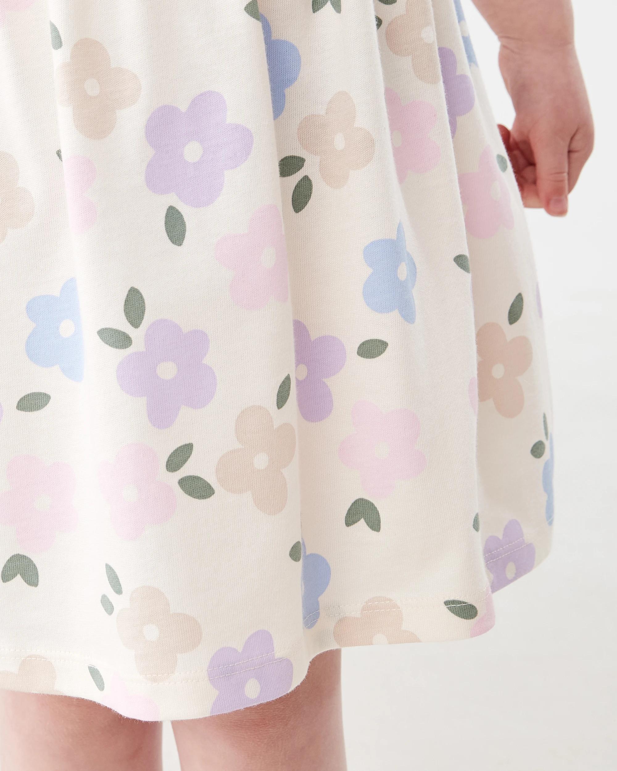 6 Jersey Dress Bge Floral, 6 of 8