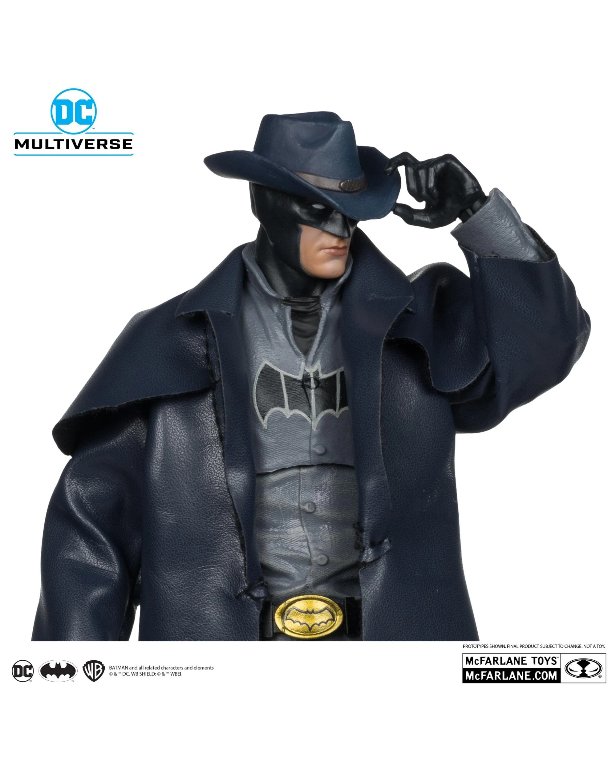 4 DC Multiverse Batman/Superman Archive of Worlds Batman Western World 7 inch Action Figure, 4 of 9