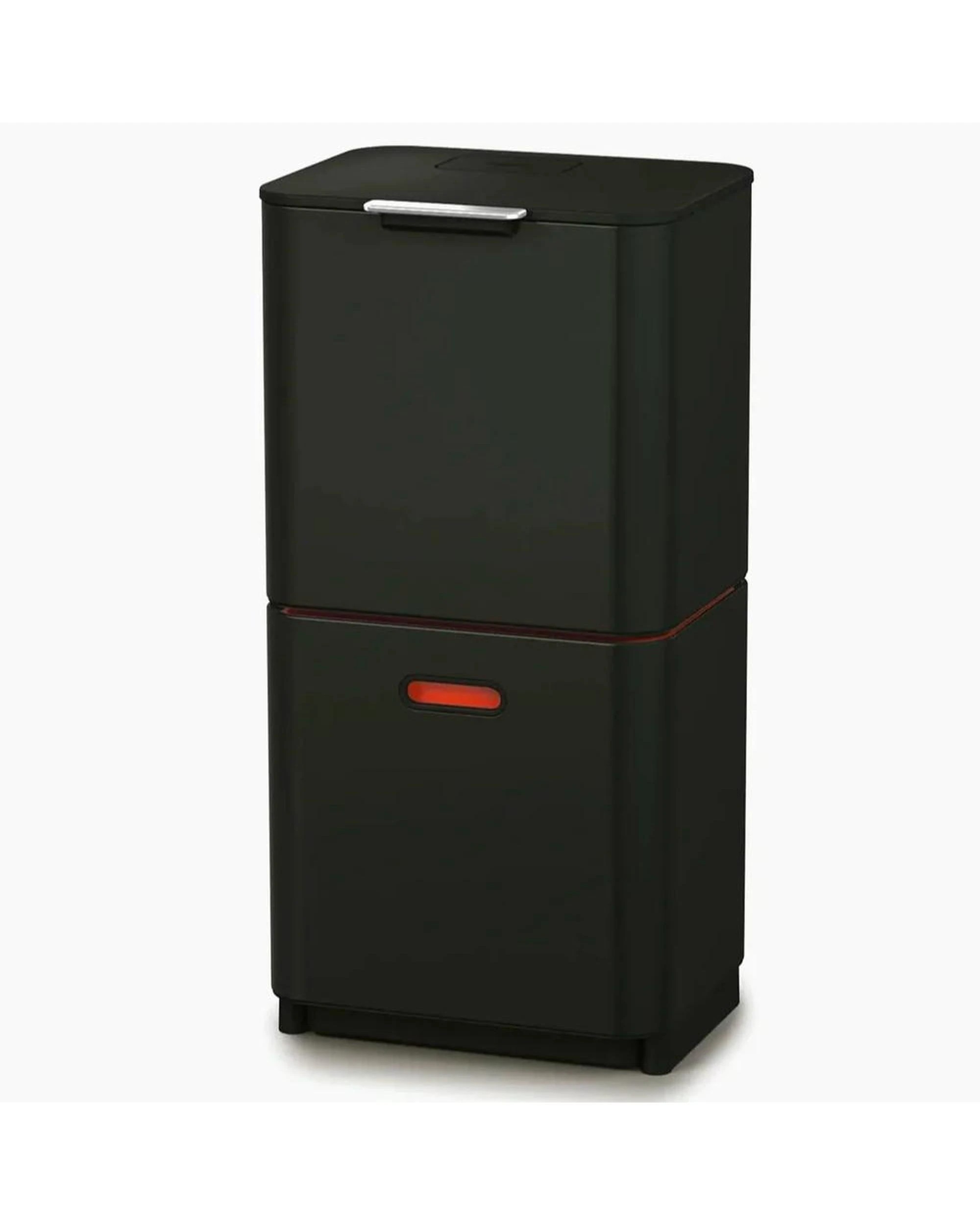 1 Joseph Joseph Totem Max Waste Separation 60L Bin Black 30106, 1 of 9