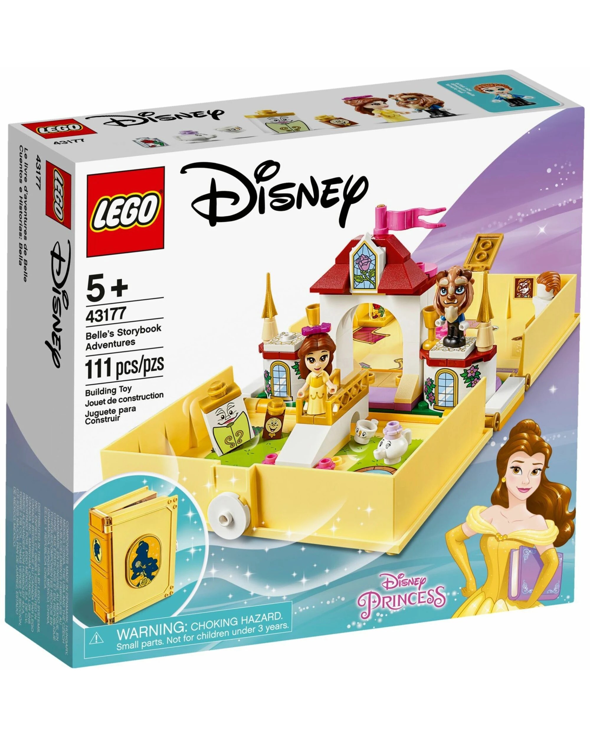 1 LEGO 43177 Belle's Storybook Adventures - Disney Beauty & the Beast, 1 of 4