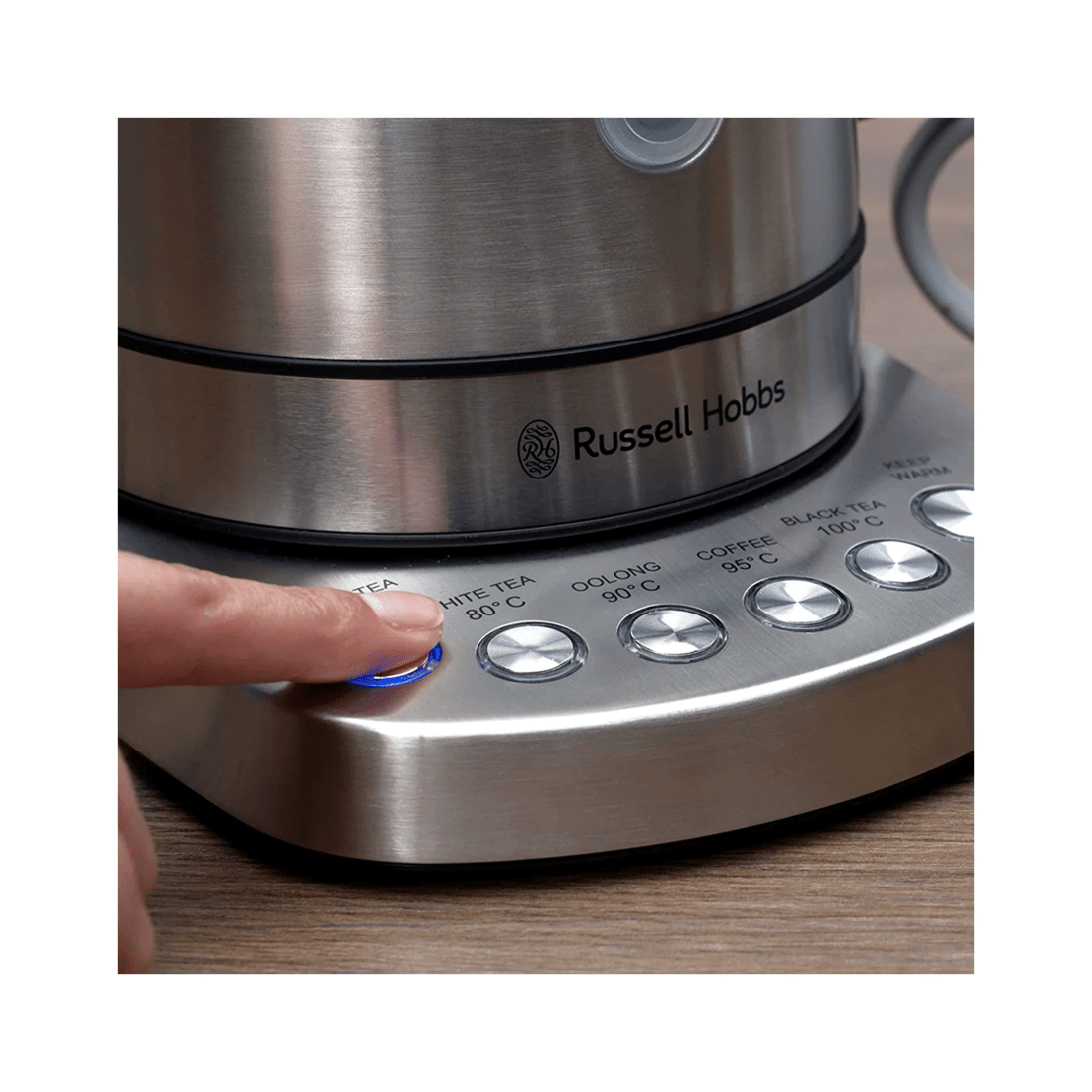 3 Russell Hobbs 1.7 Litre Addison Digital Kettle - Stainless Steel, 3 of 7