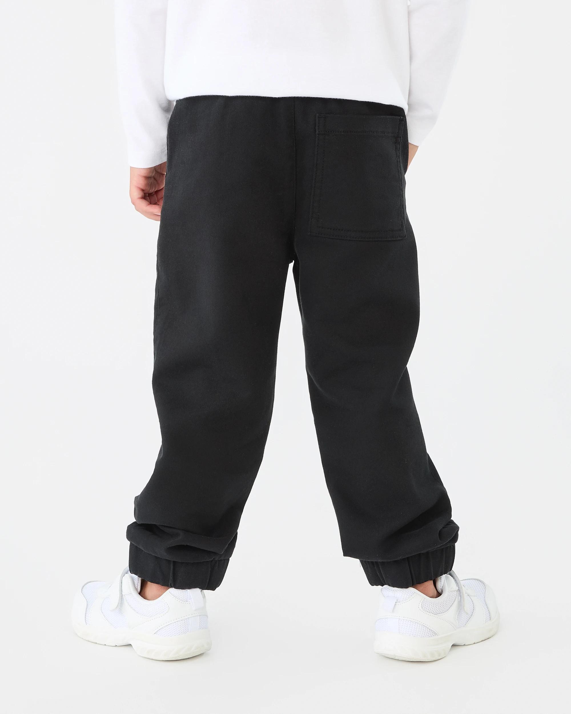 2 Pull-On Knit Joggers Black, 2 of 7